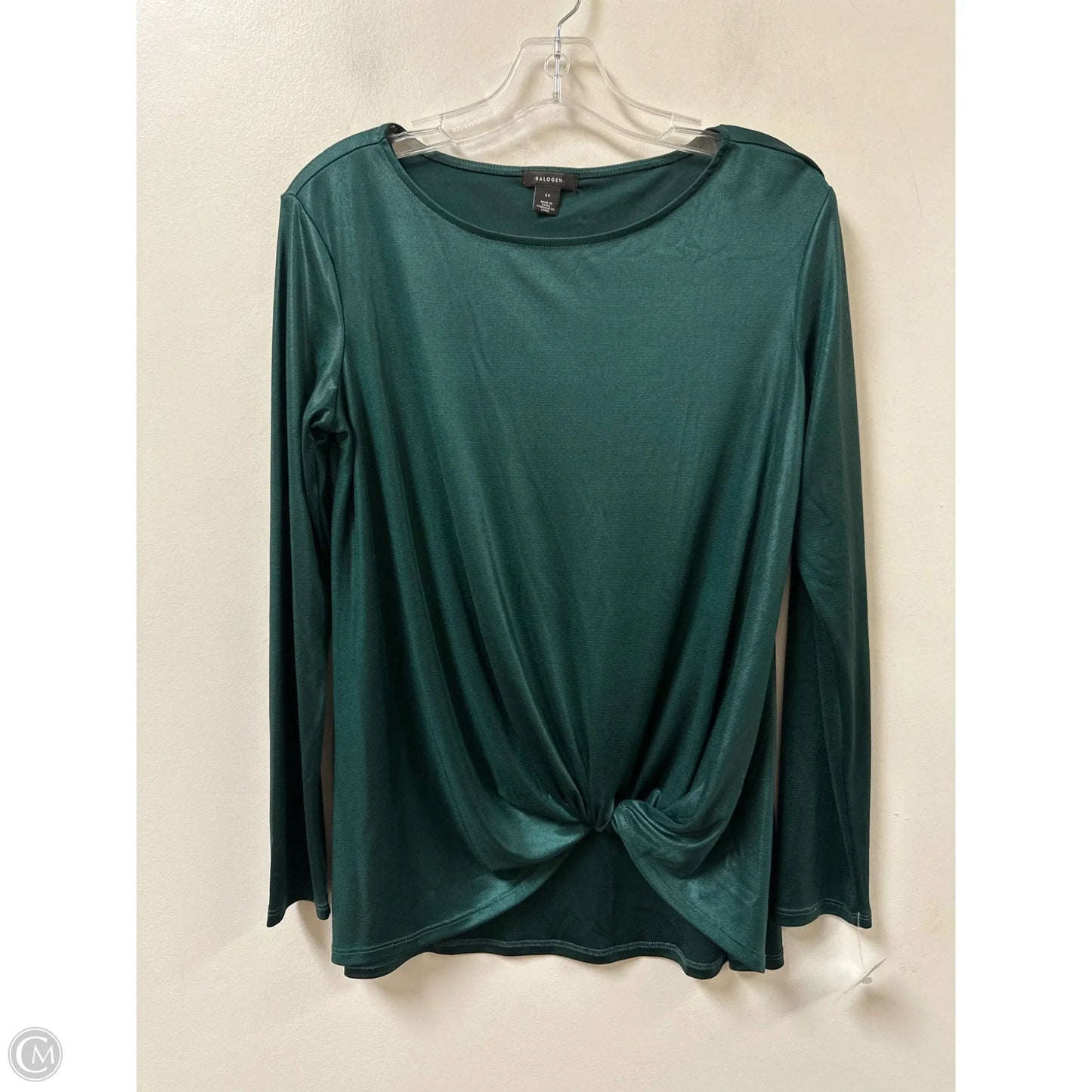 Top Long Sleeve By Halogen In Green, Size: Xs