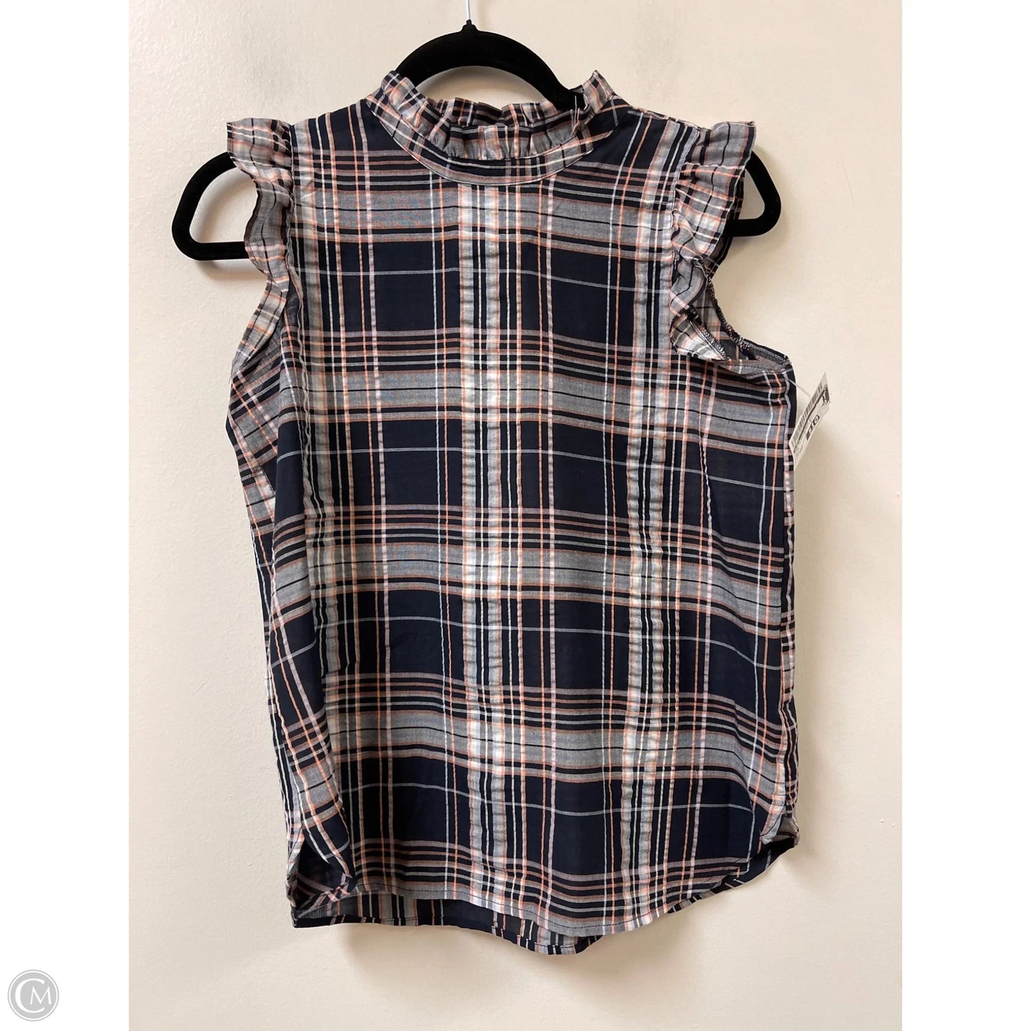 Top Sleeveless By Loft In Blue, Size: Xsp