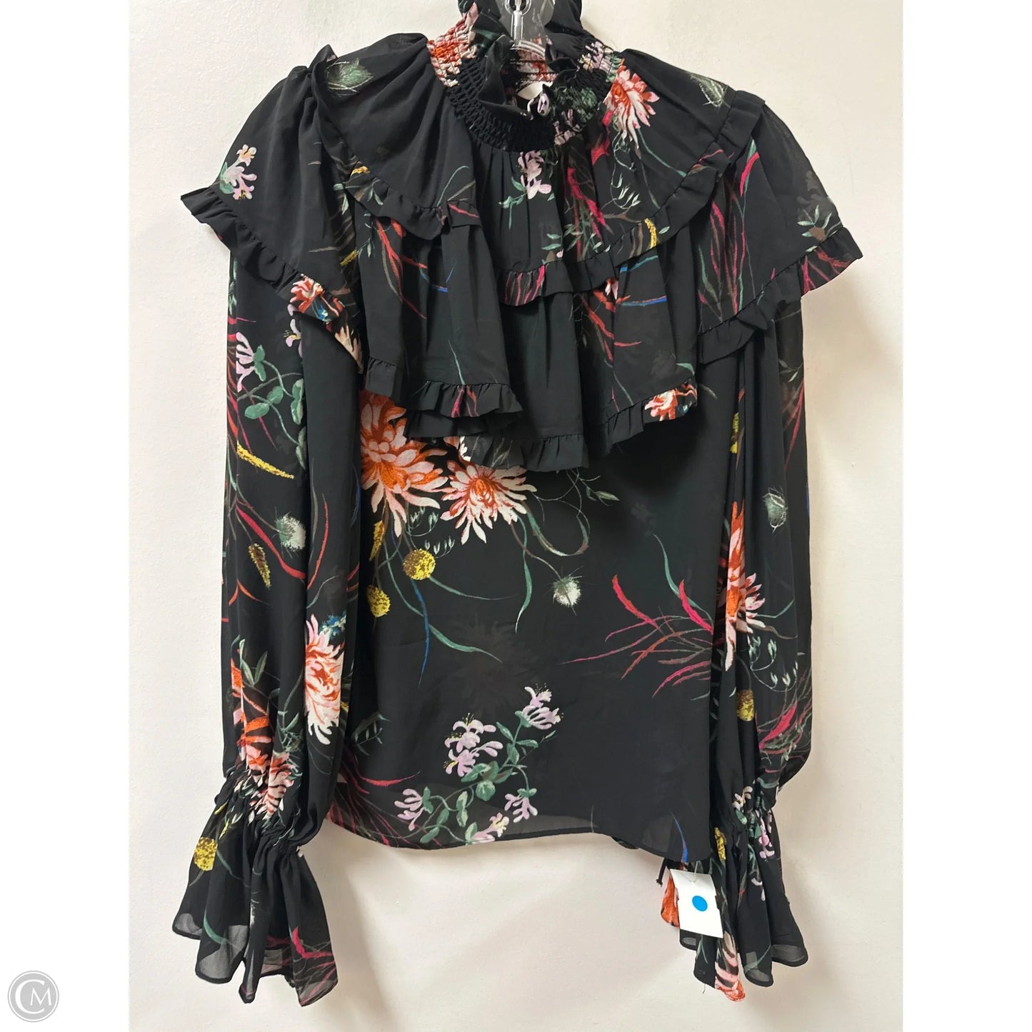 Top Long Sleeve By H&m In Multi-colored, Size: S