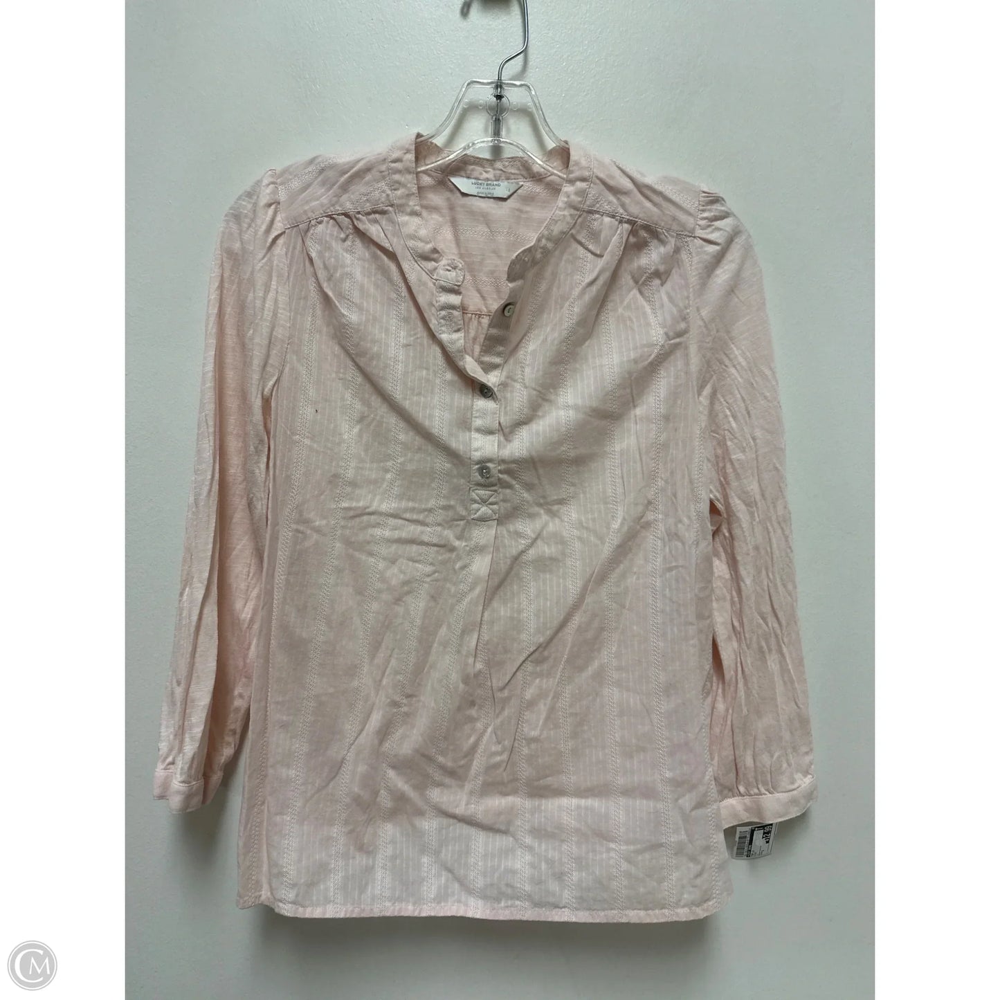 Top Long Sleeve By Lucky Brand In Pink, Size: S