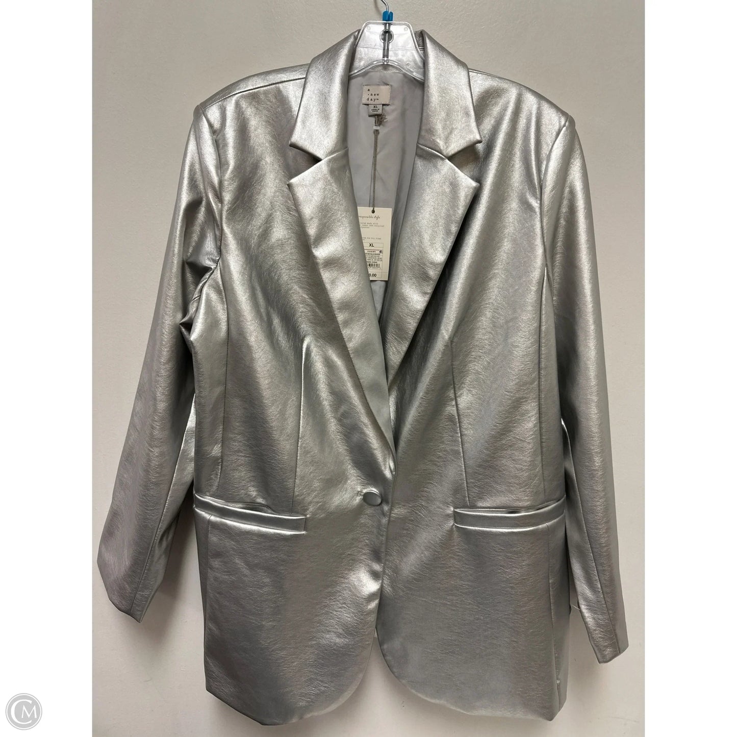 Blazer By A New Day In Silver, Size: Xl