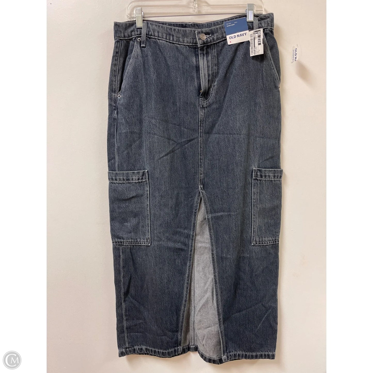 Skirt Maxi By Old Navy In Blue Denim, Size: 8