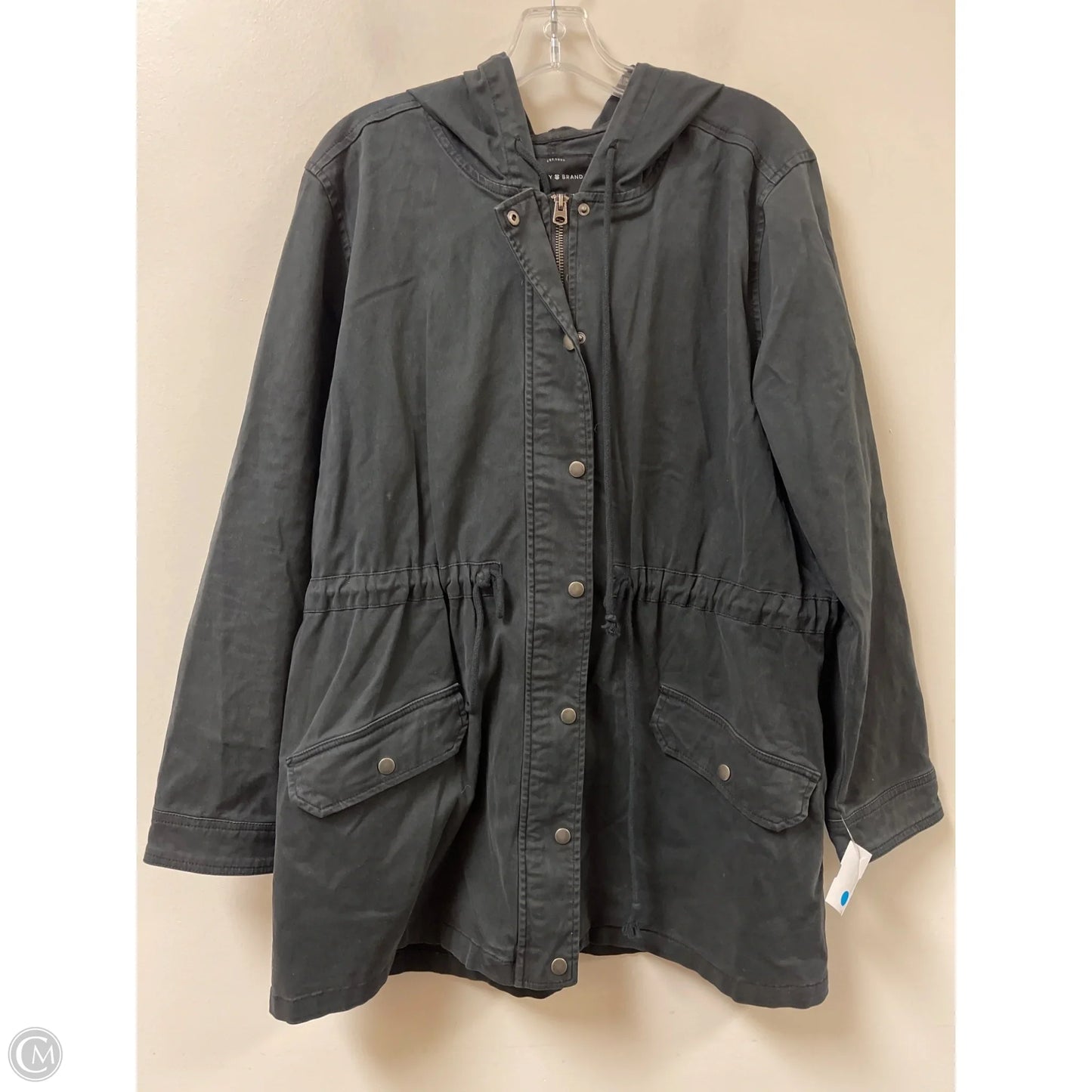 Jacket Utility By Lucky Brand In Grey, Size: Xl