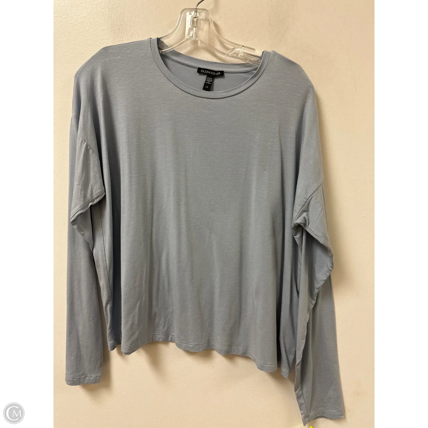Top Long Sleeve By Eileen Fisher In Blue, Size: S