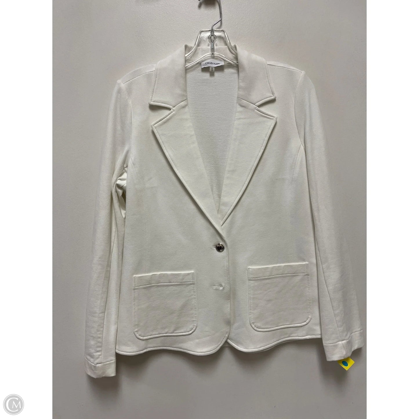 Blazer By Calvin Klein In White, Size: M