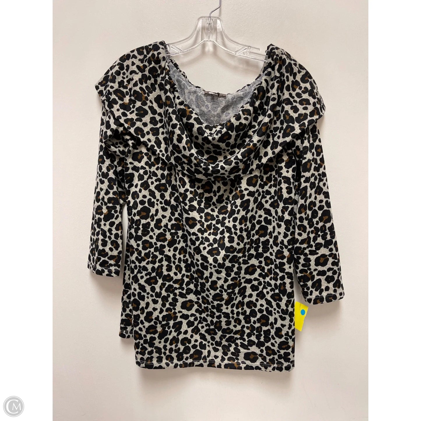 Top Long Sleeve By Loft In Animal Print, Size: L
