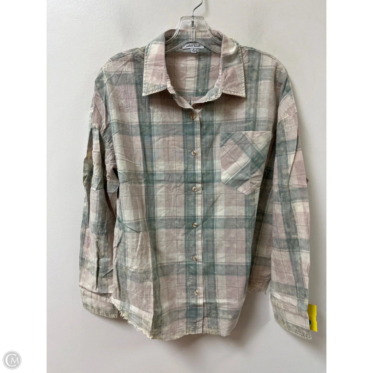 Blouse Long Sleeve By White Birch In Multi-colored, Size: S