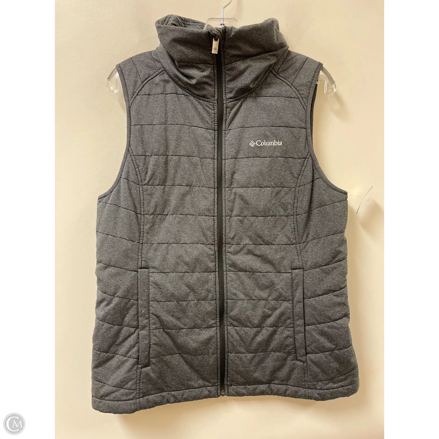 Vest Puffer & Quilted By Columbia In Grey, Size: L