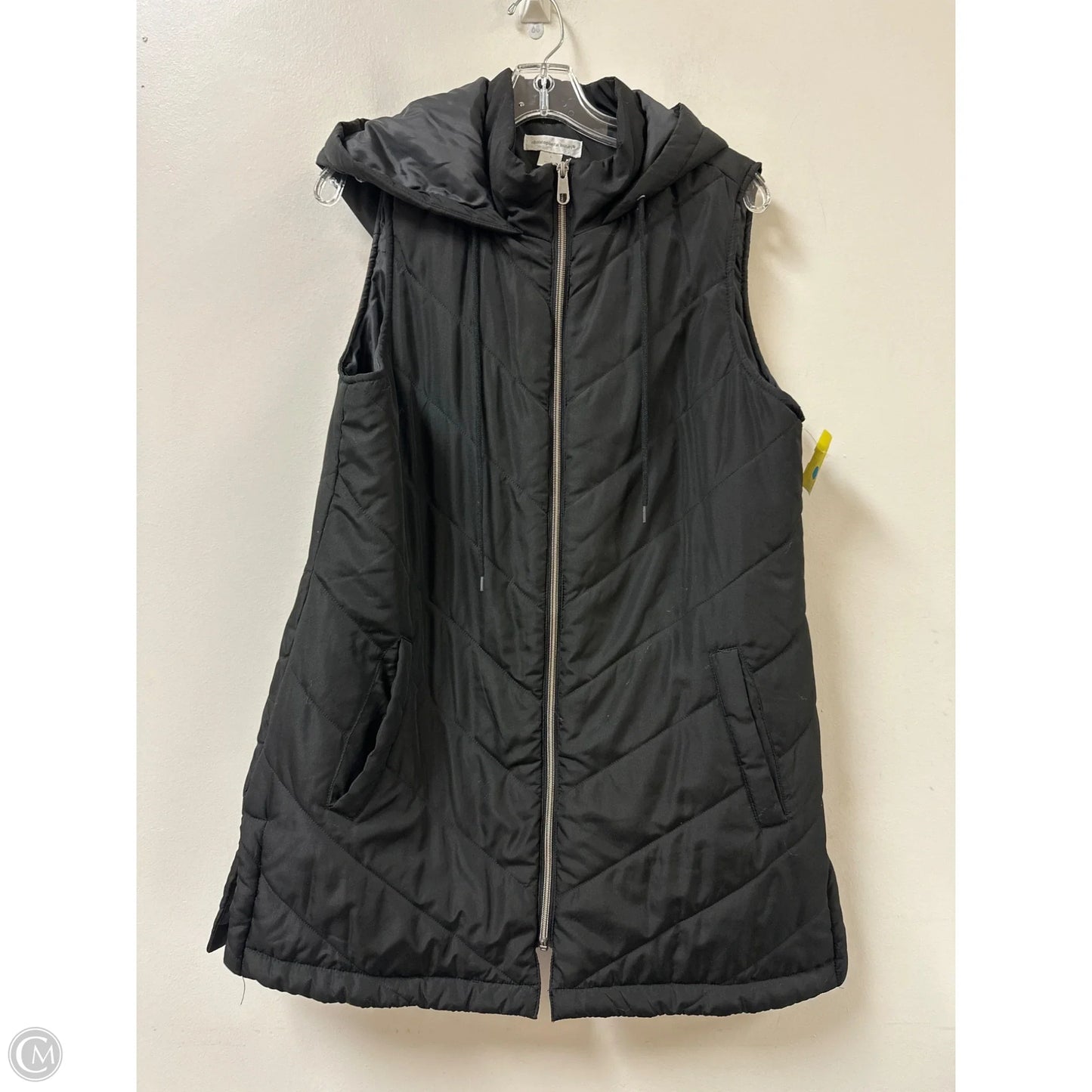 Jacket Puffer & Quilted By Christopher And Banks In Black, Size: L