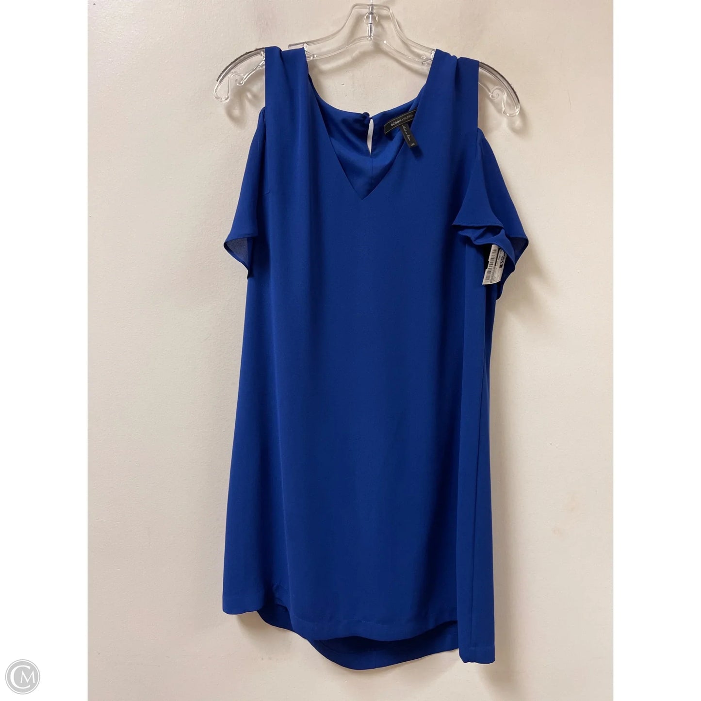 Dress Casual Midi By Bcbgmaxazria In Blue, Size: S