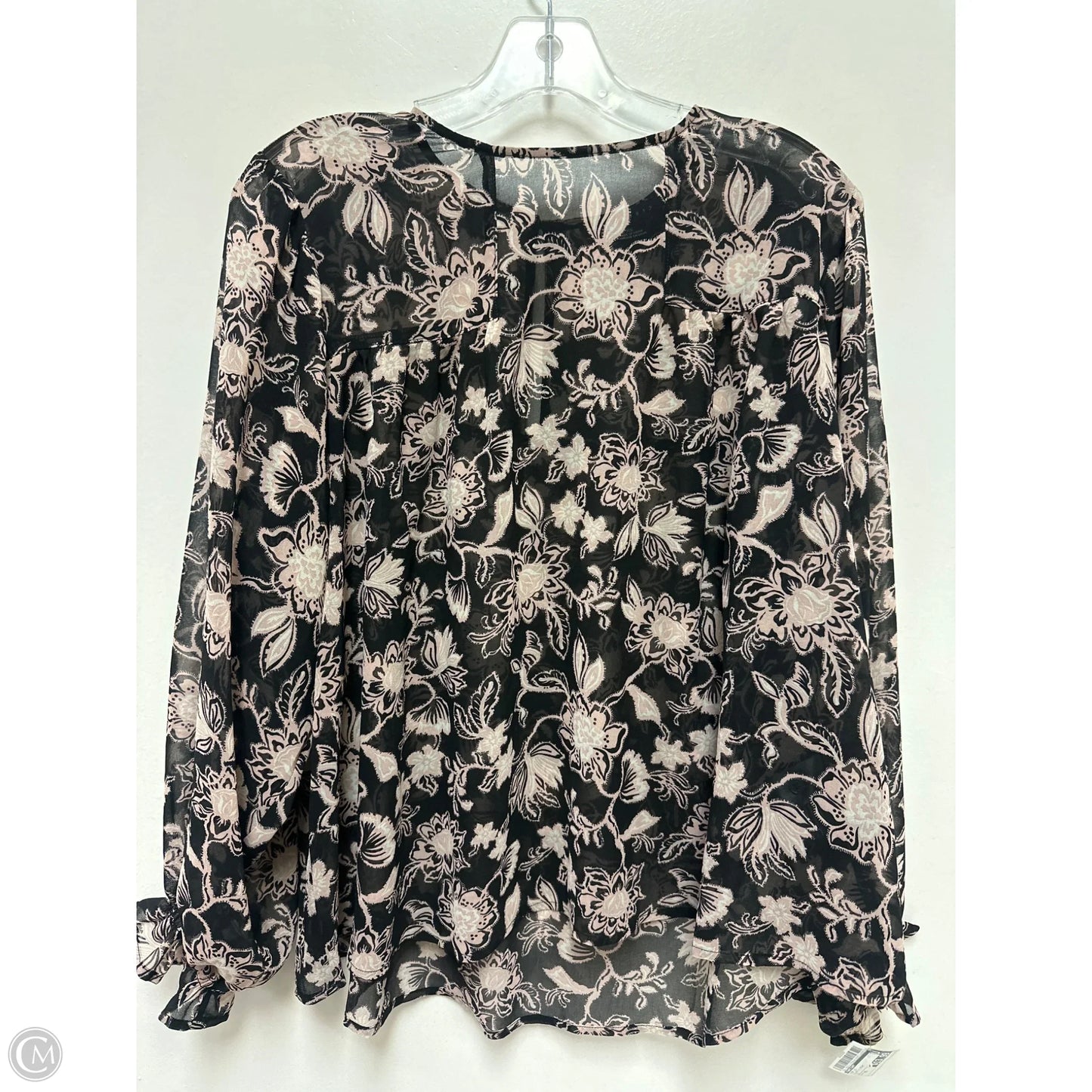 Top Long Sleeve By Sanctuary In Black & Cream, Size: Xs