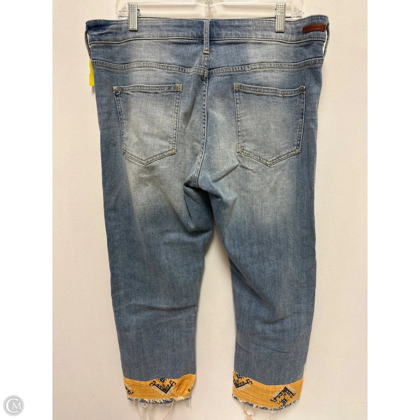 Jeans Straight By Pilcro In Blue Denim, Size: 14