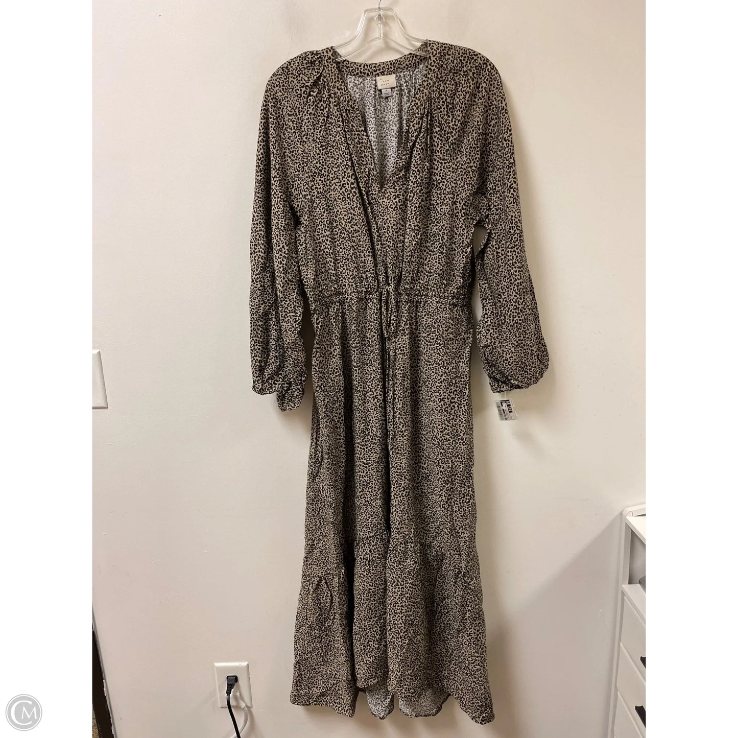 Dress Casual Maxi By A New Day In Animal Print, Size: M