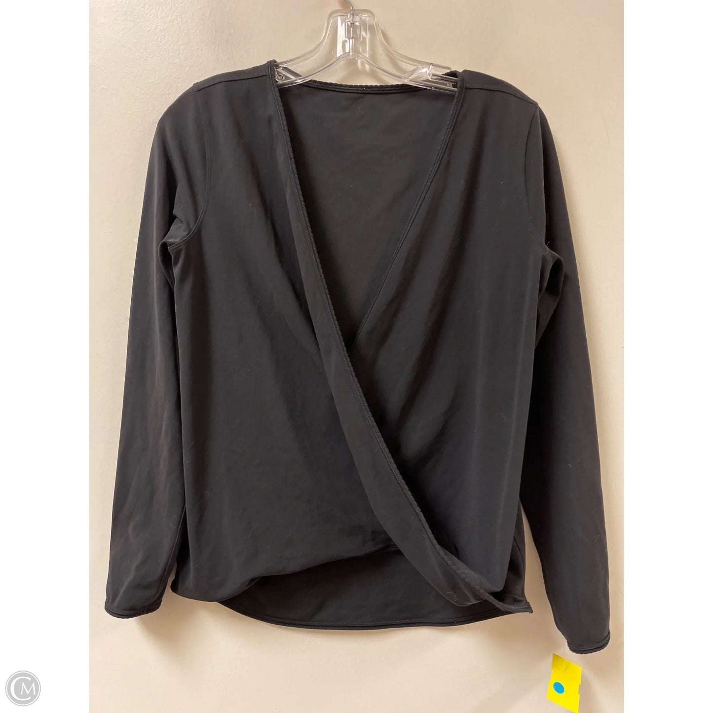 Athletic Top Long Sleeve Crewneck By Lululemon In Black, Size: Xl