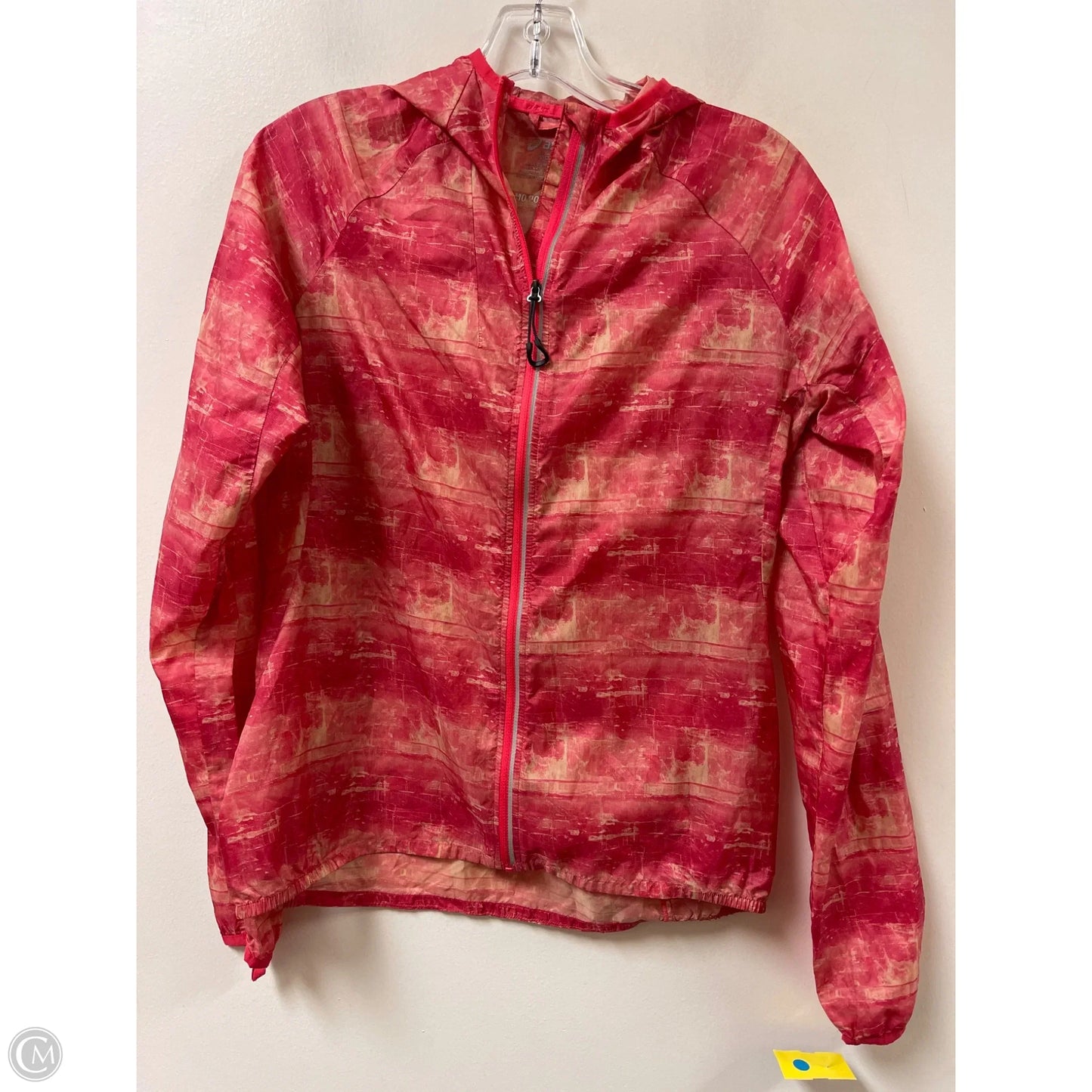 Athletic Jacket By Asics In Red, Size: S