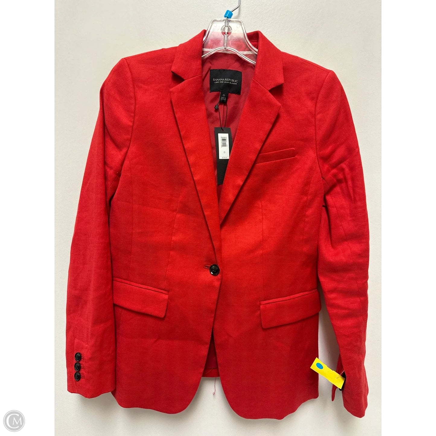 Blazer By Banana Republic In Red, Size: Xs