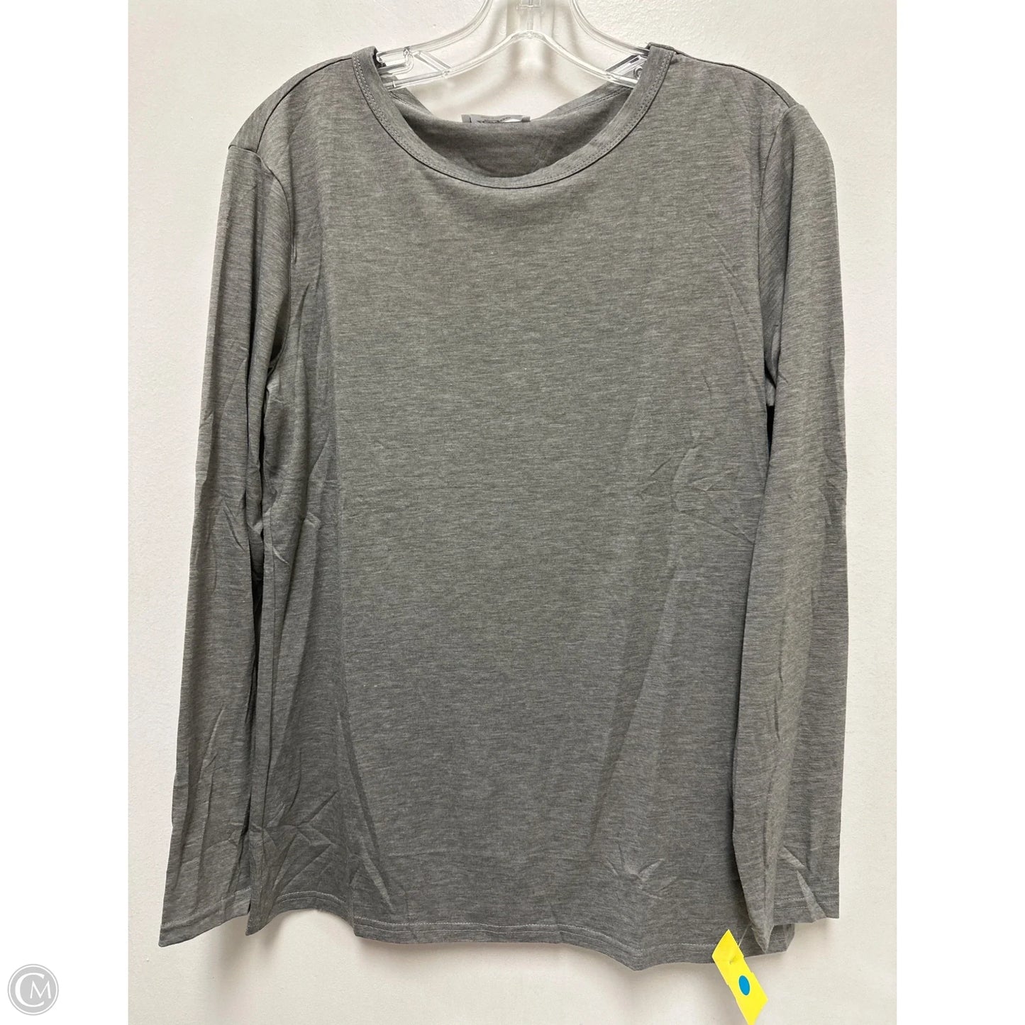 Top Long Sleeve By Clothes Mentor In Grey, Size: M