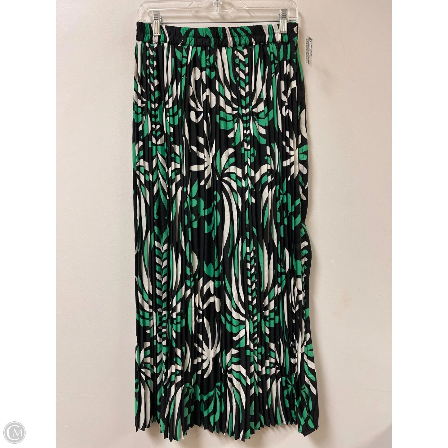 Skirt Maxi By Clothes Mentor In Black & Green, Size: 8