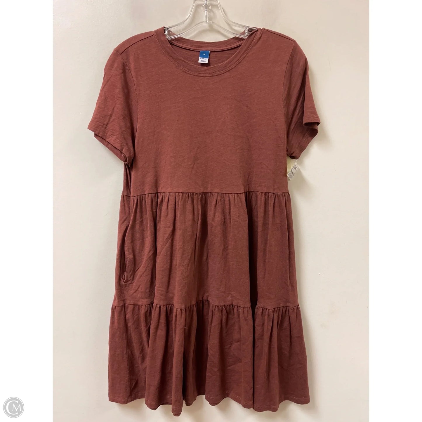 Dress Casual Midi By Old Navy In Brown, Size: M