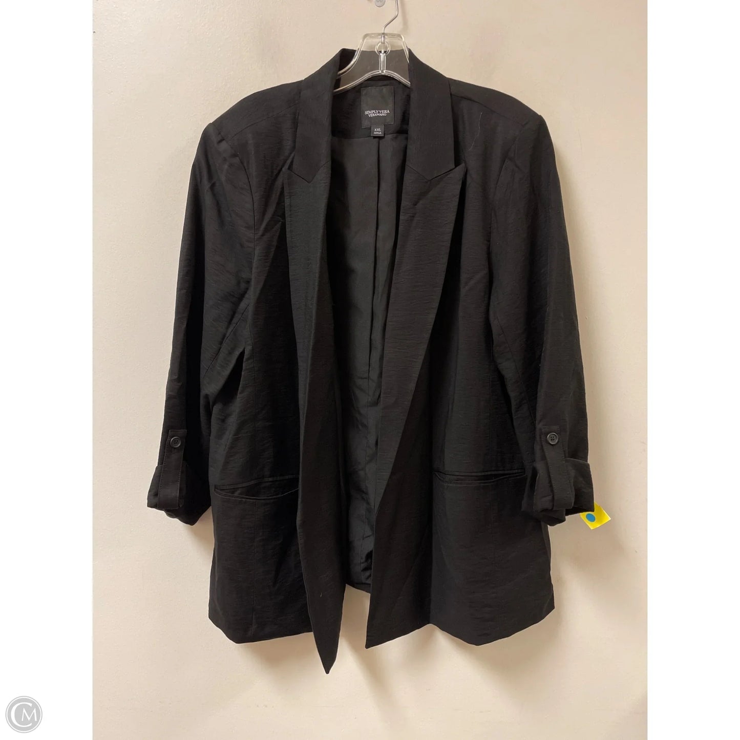 Blazer By Simply Vera In Black, Size: 1x