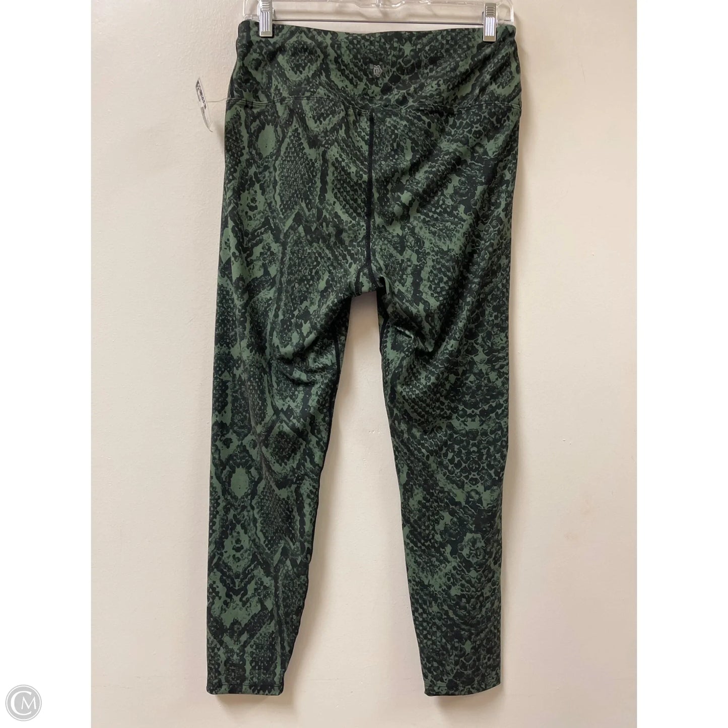 Athletic Leggings By Clothes Mentor In Green, Size: L
