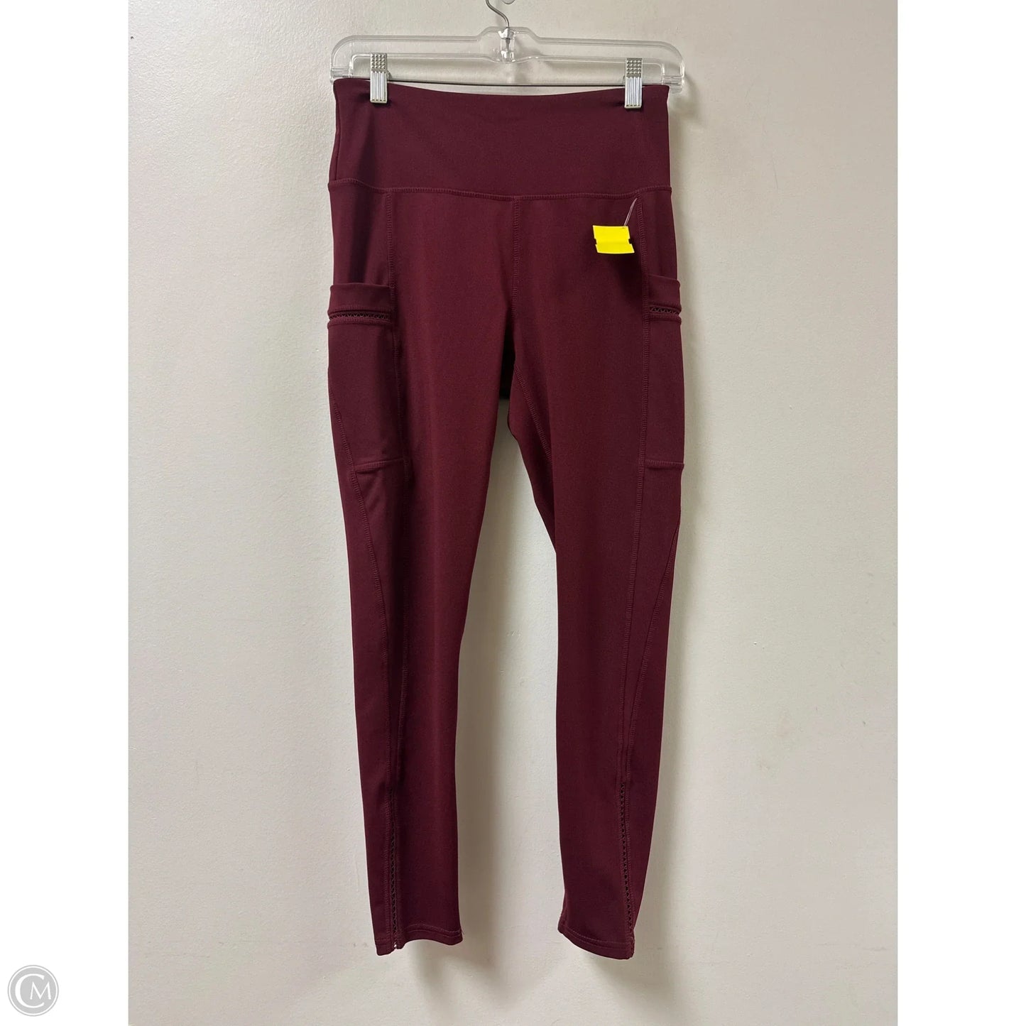 Athletic Leggings By Clothes Mentor In Red, Size: M