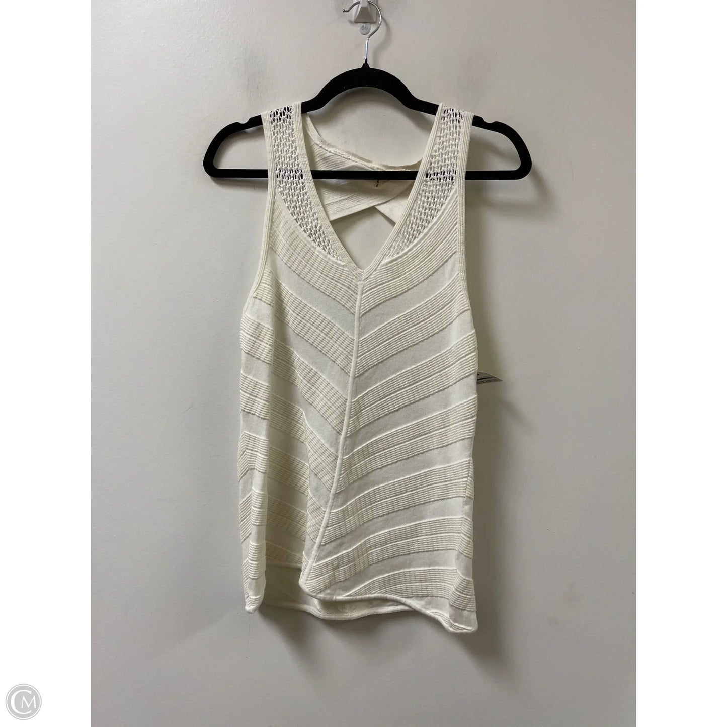 Top Sleeveless By Moth In Cream, Size: M