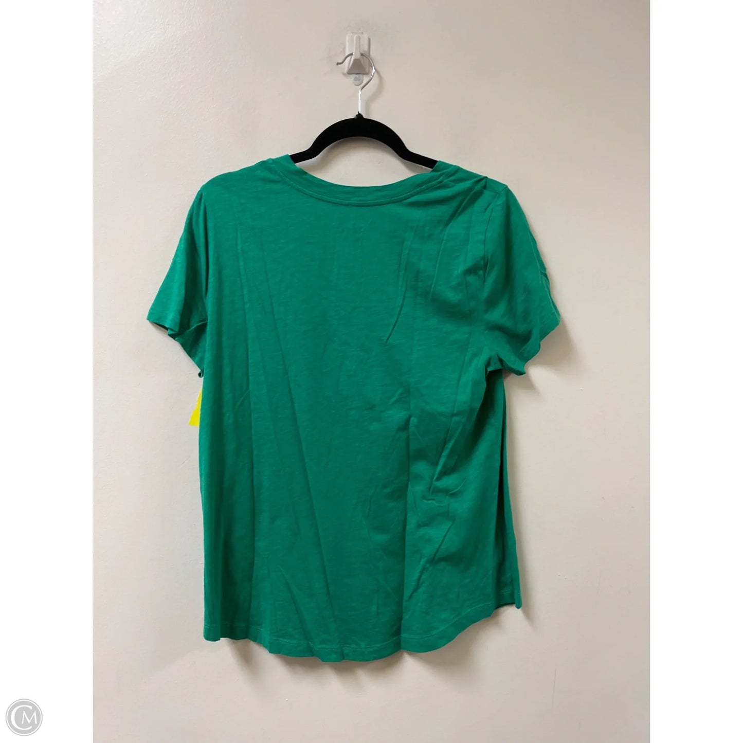 Top Short Sleeve By Loft In Pink, Size: L