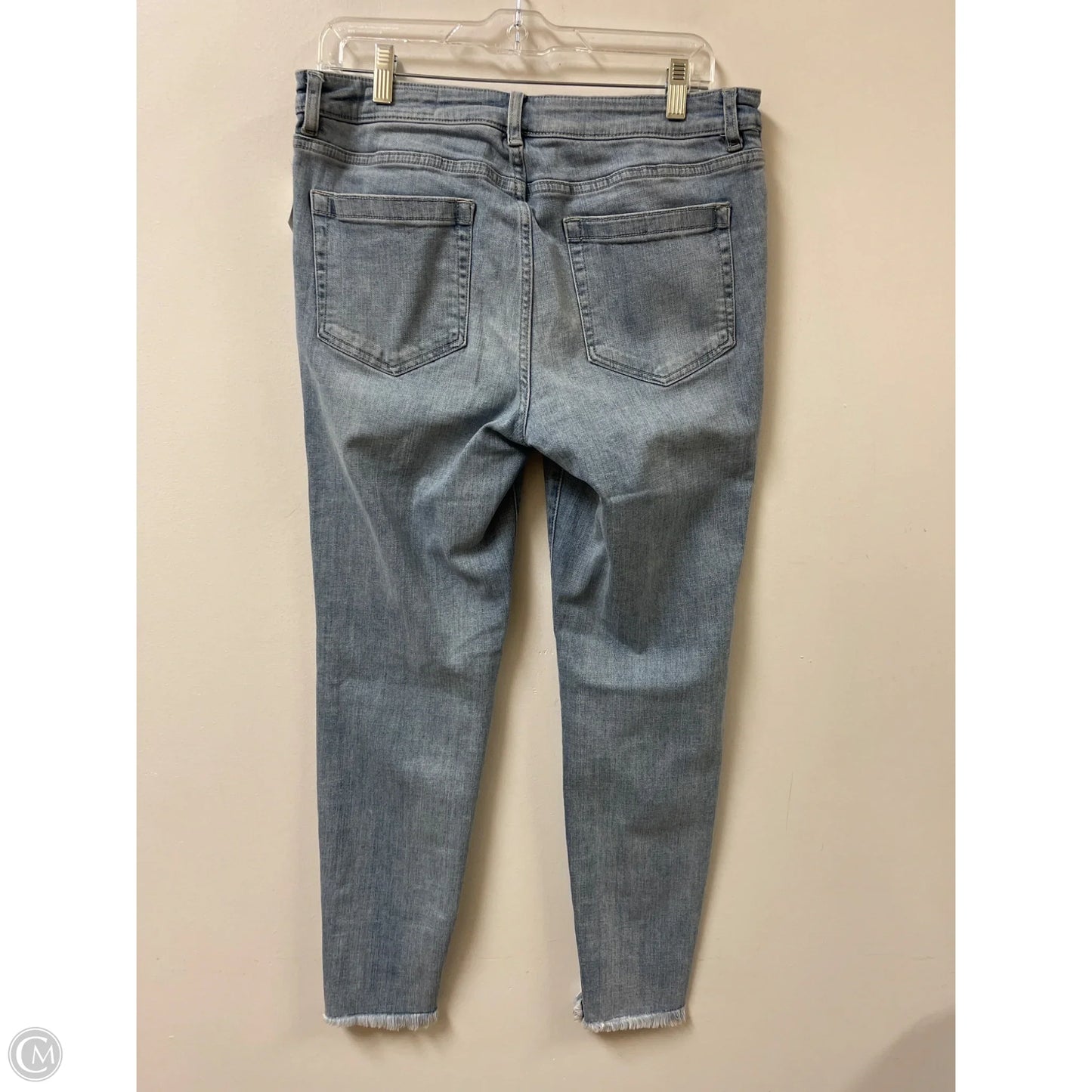Jeans Straight By Vince Camuto In Blue Denim, Size: 12