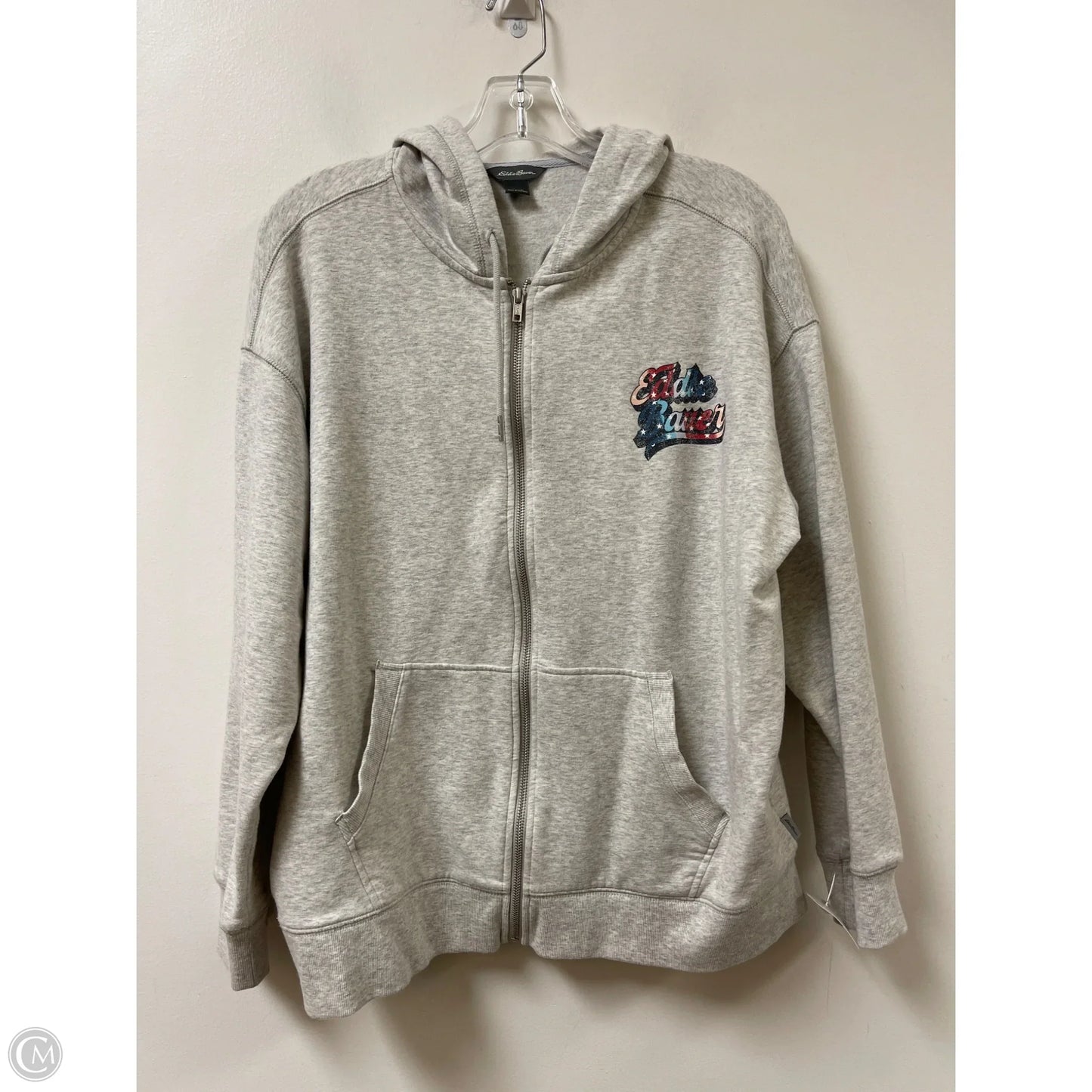 Jacket Other By Eddie Bauer In Grey, Size: L