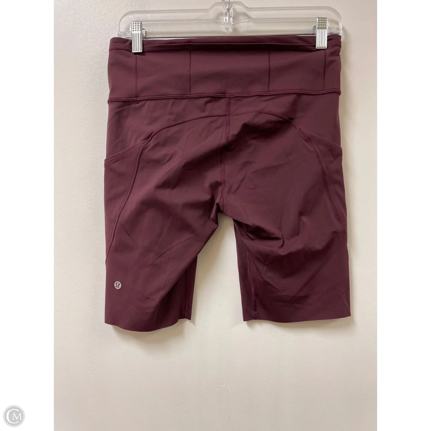 Athletic Shorts By Lululemon In Red, Size: 10