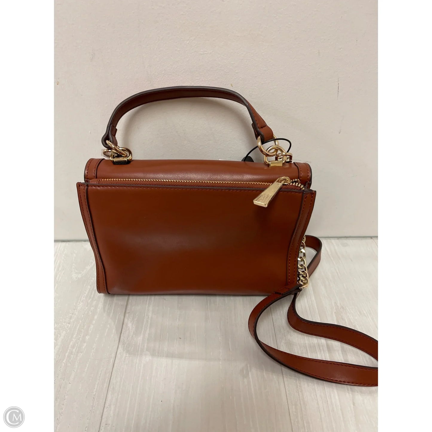 Handbag Leather By Antonio Melani, Size: Medium