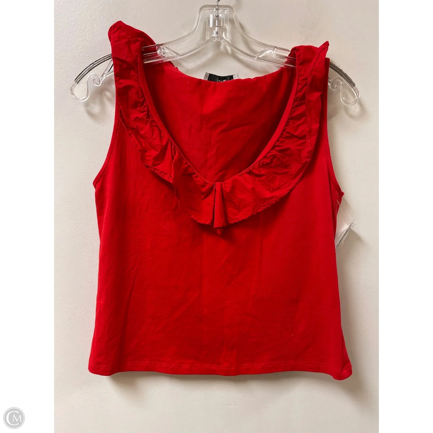Top Sleeveless By Mng In Red, Size: S