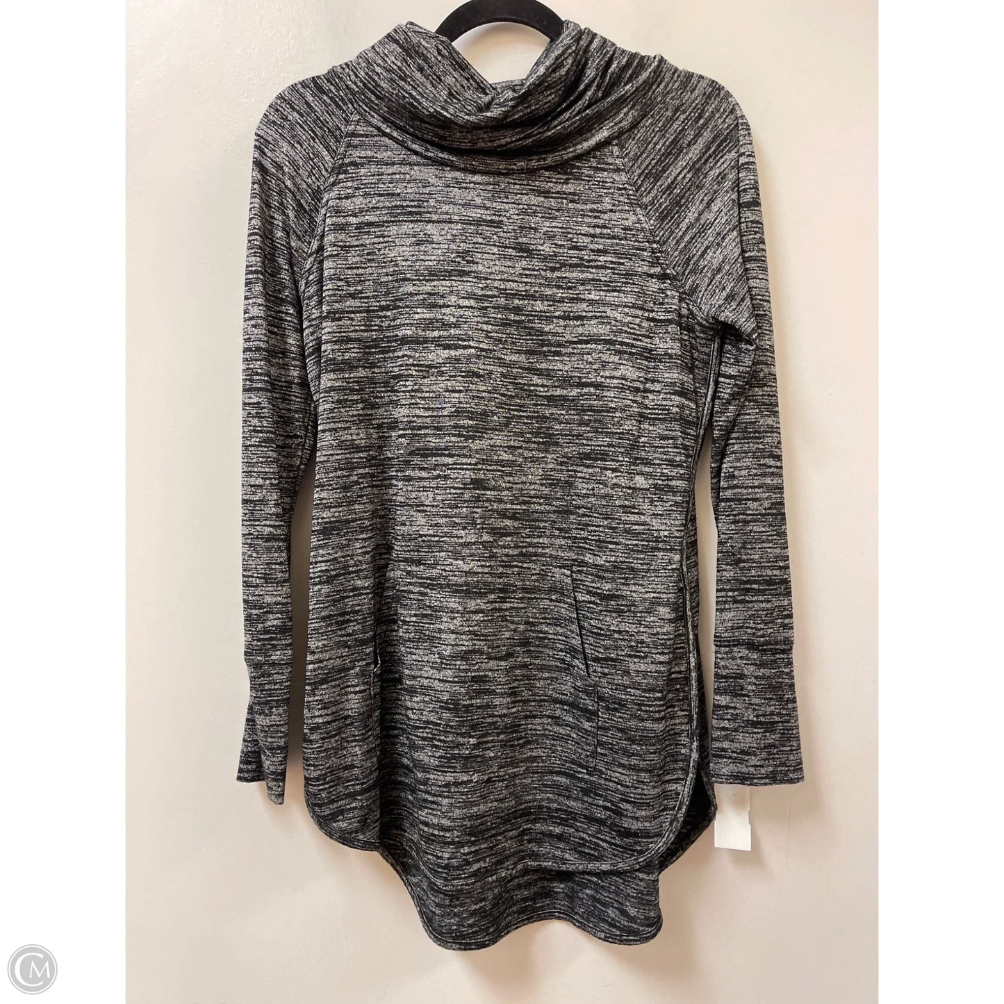 Sweater By Tahari In Black & Grey, Size: M