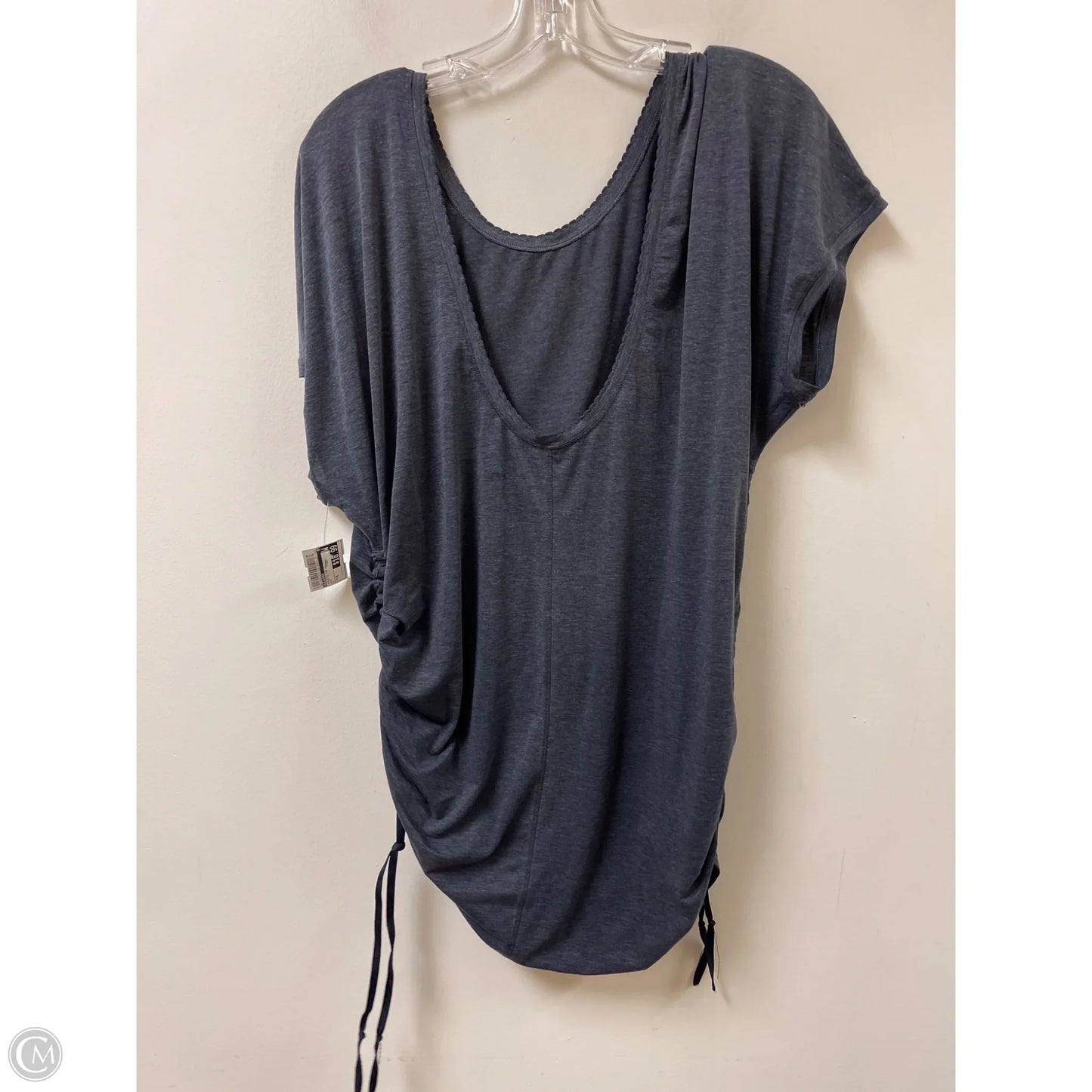 Athletic Top Short Sleeve By Lululemon In Navy, Size: M