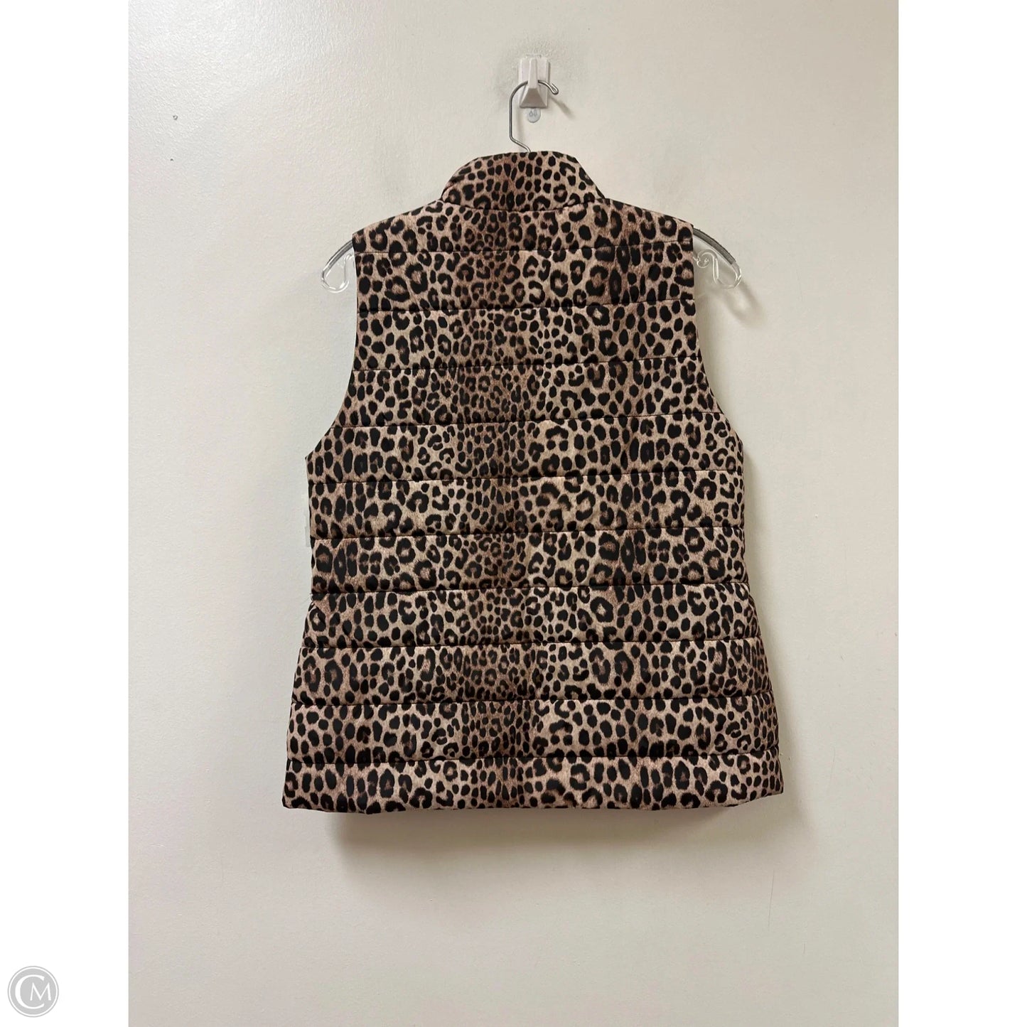 Vest Puffer & Quilted By Michael By Michael Kors In Animal Print, Size: S