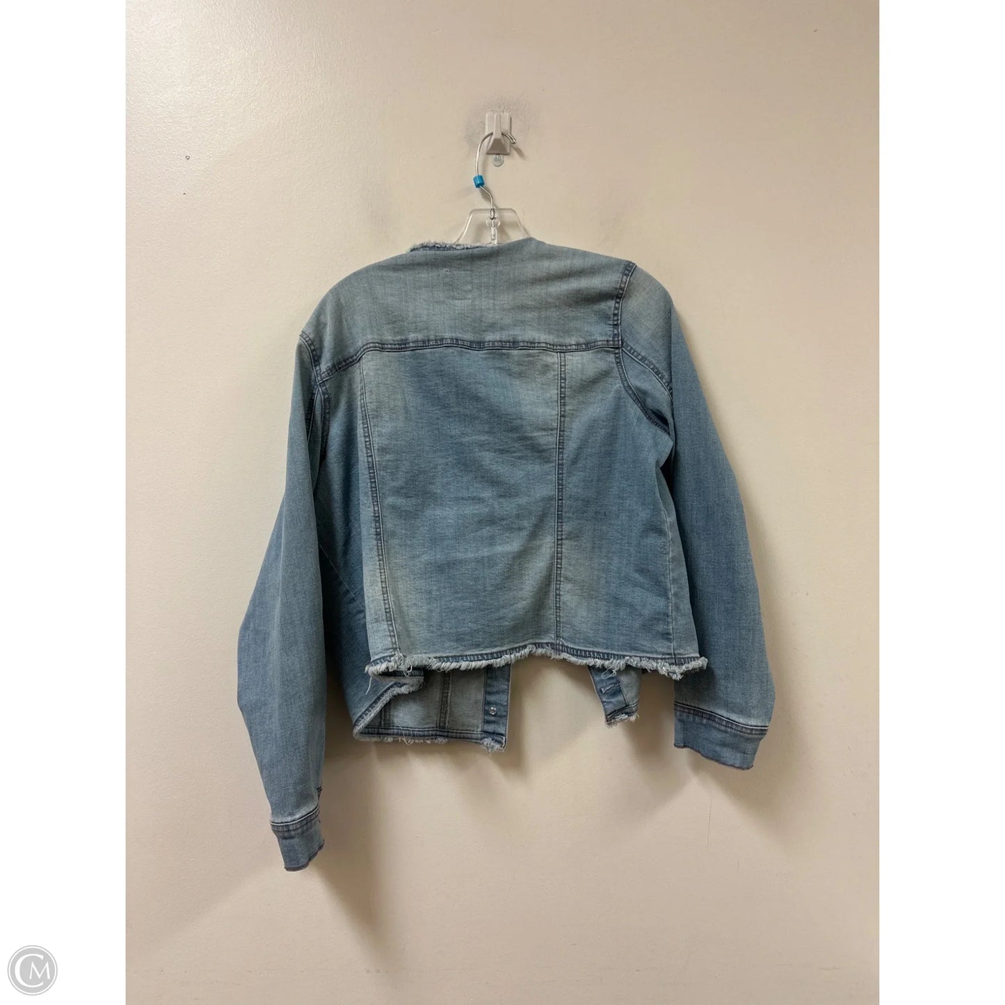 Jacket Denim By Kensie In Blue Denim, Size: Xl