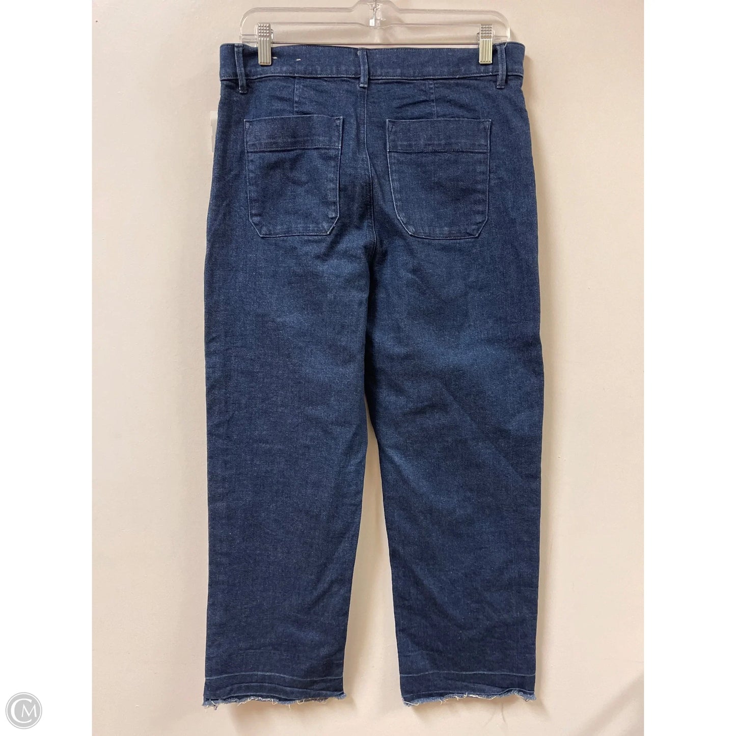 Jeans Wide Leg By Ann Taylor In Blue Denim, Size: 8