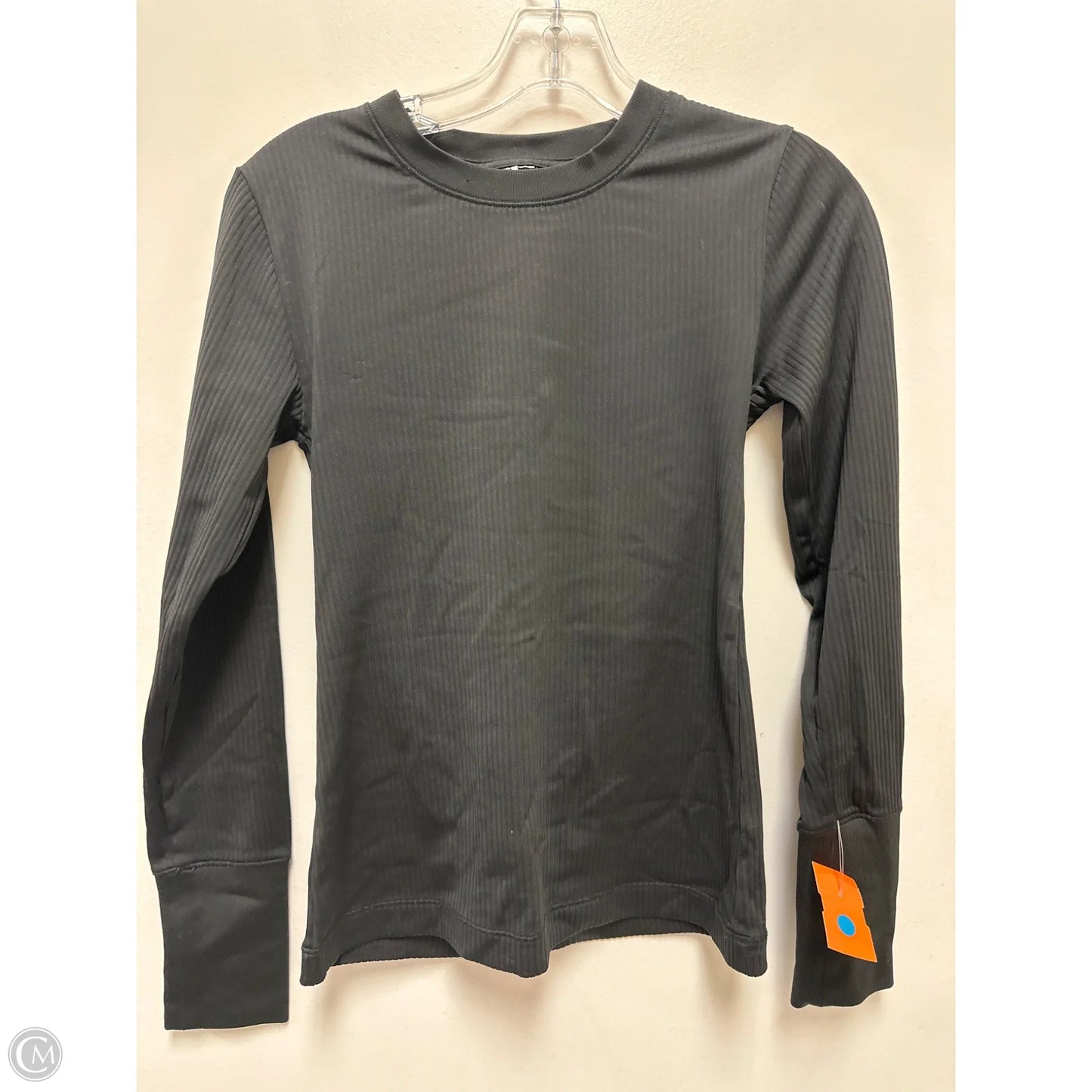 Athletic Top Long Sleeve Crewneck By Calia In Black, Size: S