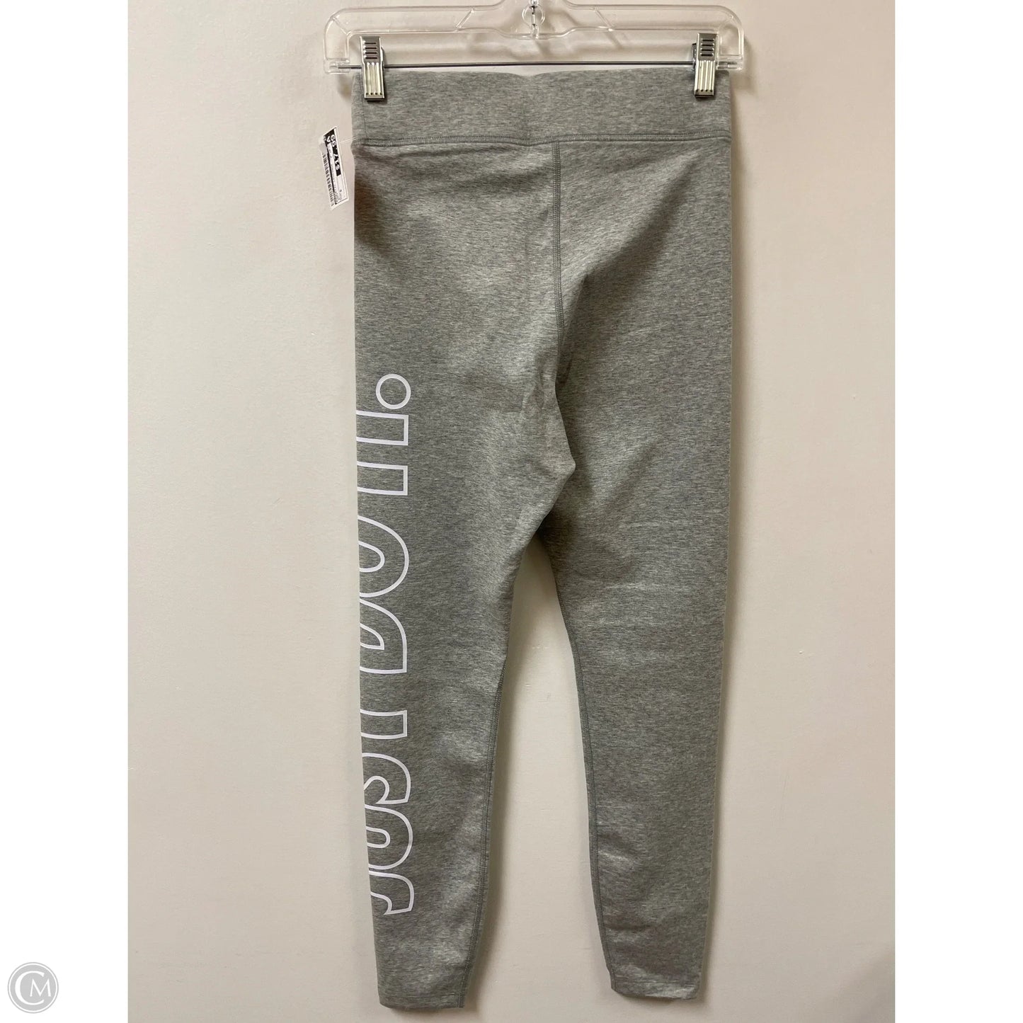 Athletic Leggings By Nike In Grey, Size: S