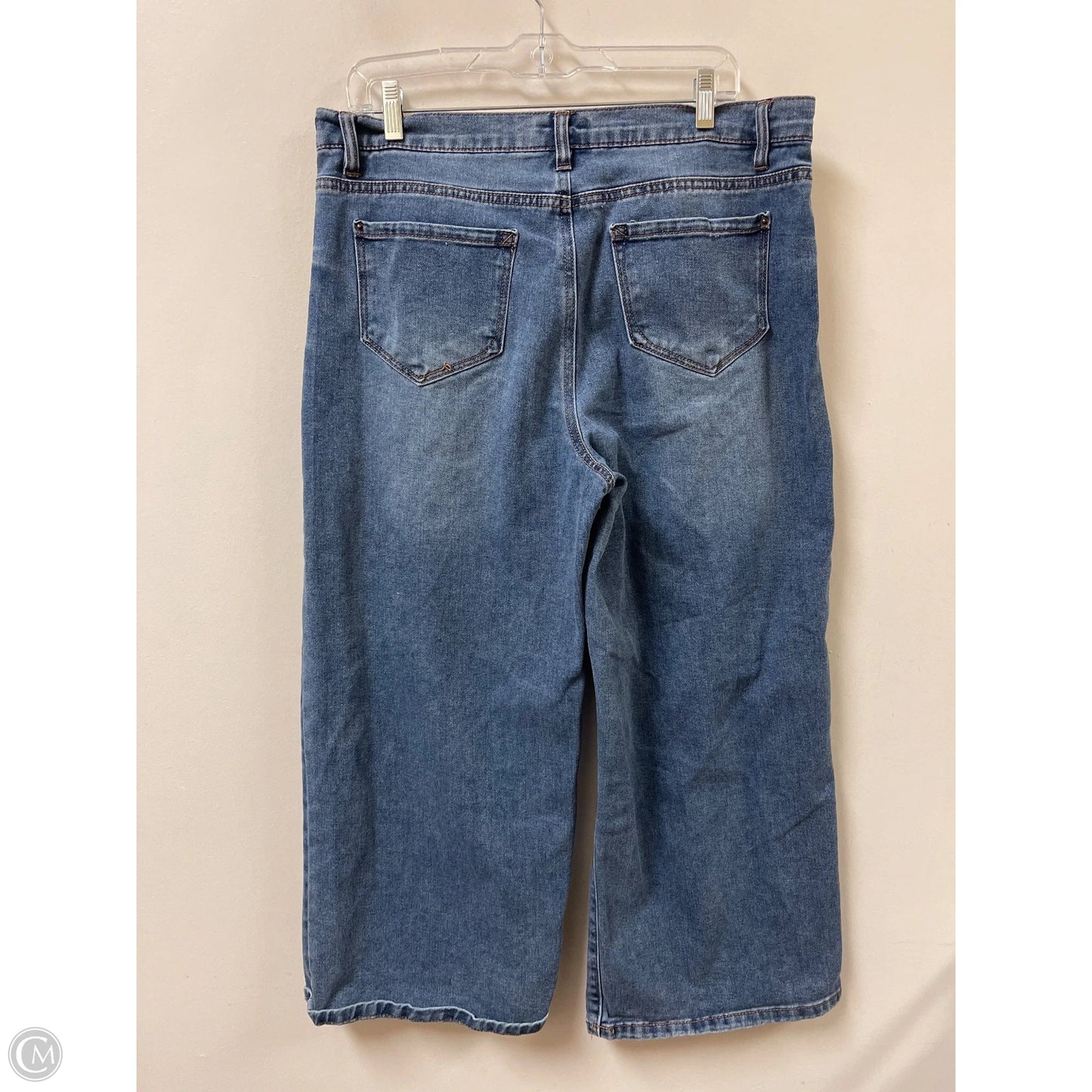 Jeans Wide Leg By Kensie In Blue Denim, Size: 12