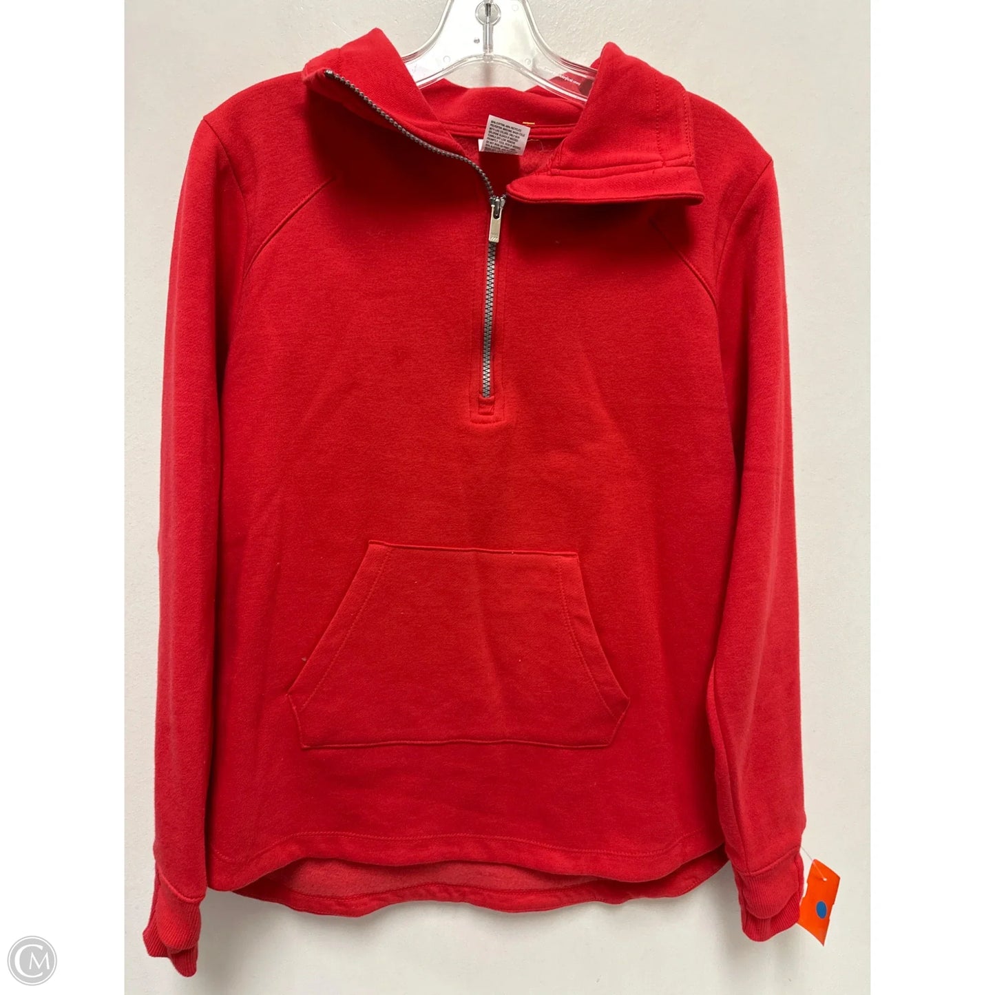 Athletic Sweatshirt Collar By All In Motion In Red, Size: S