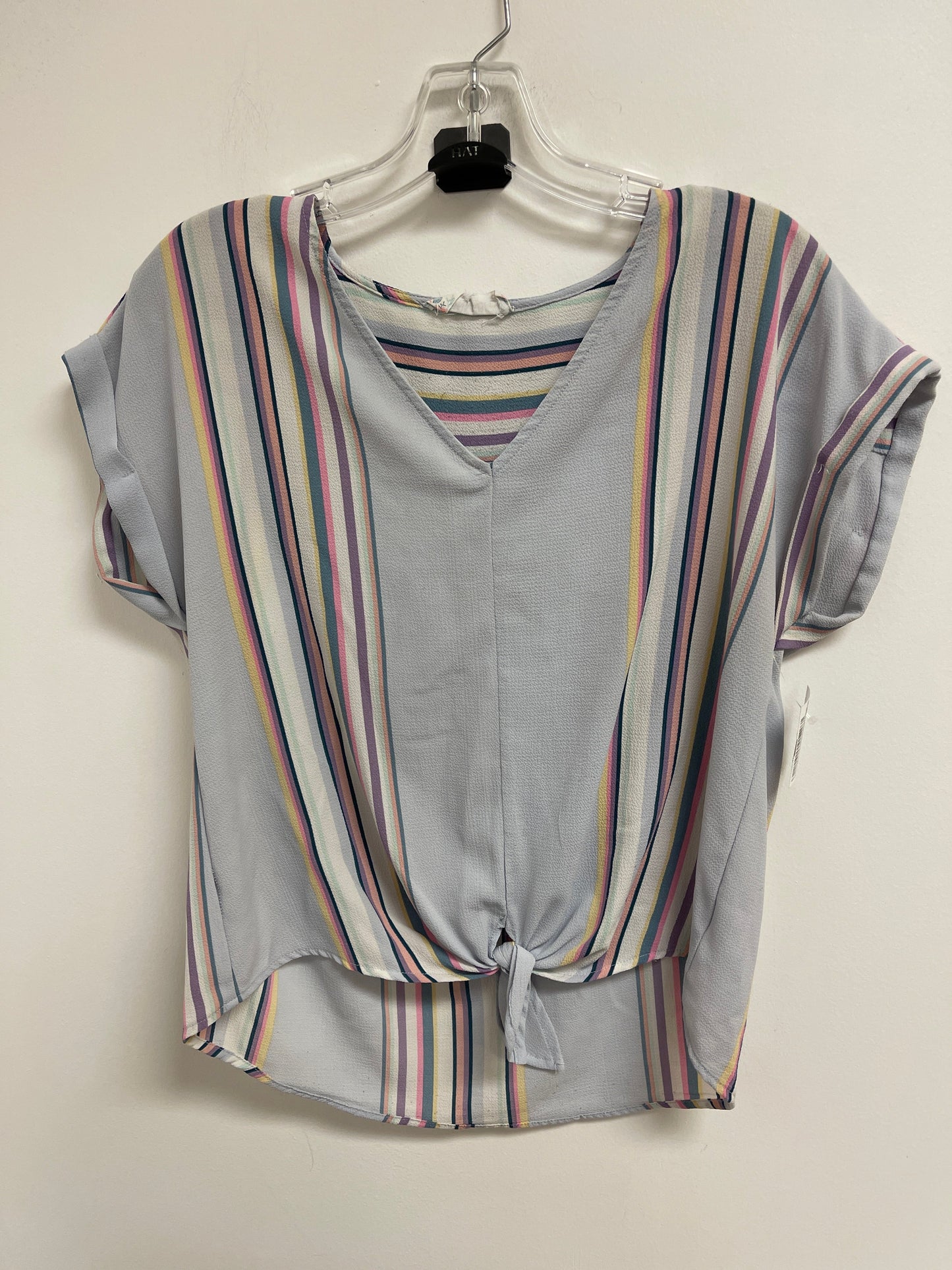 Top Short Sleeve By Pink Rose In Multi-colored, Size: M