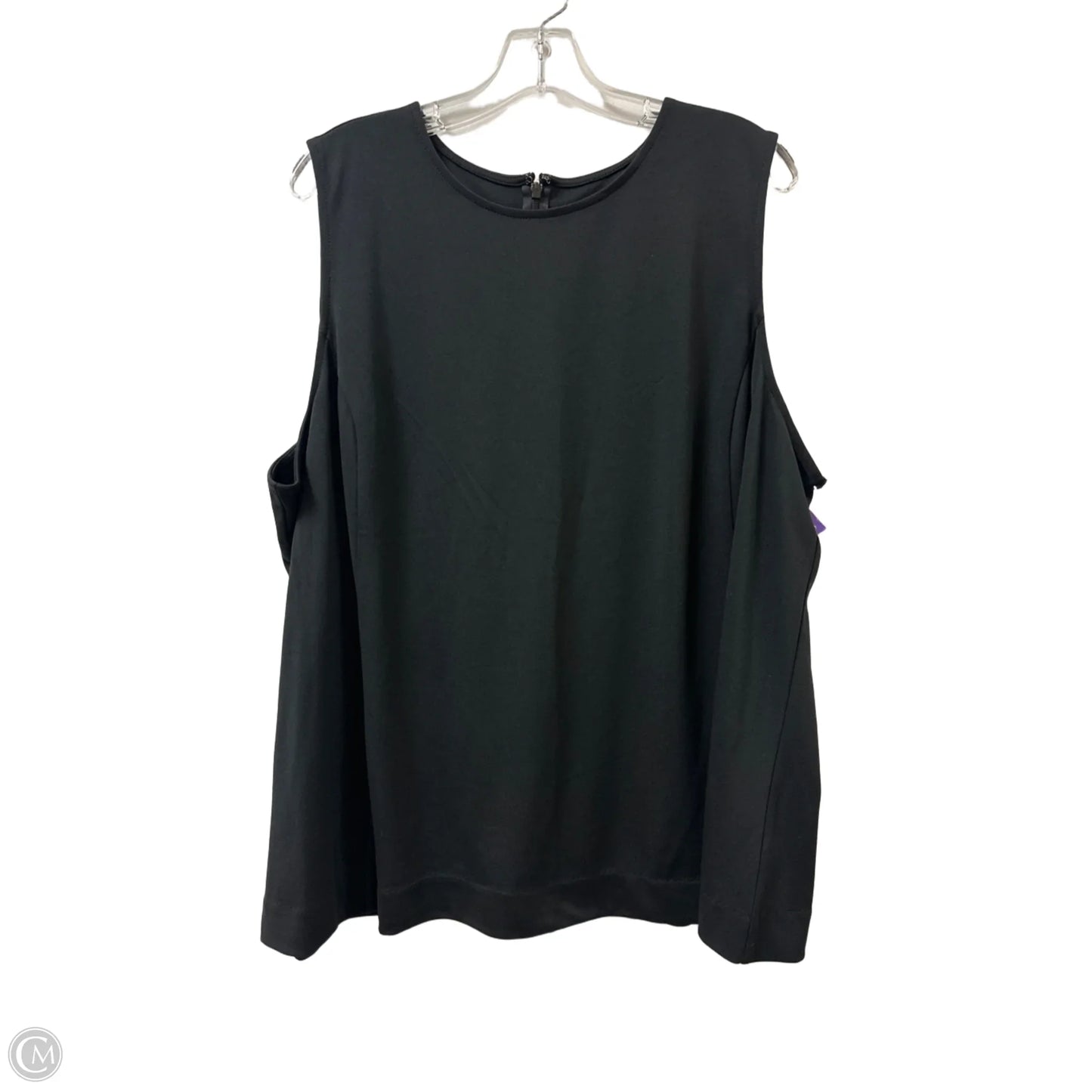 Top Sleeveless By Lane Bryant In Black, Size: 3x