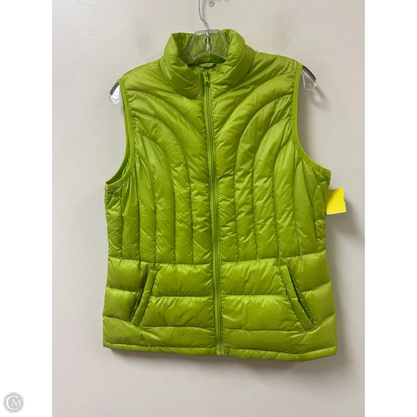 Vest Puffer & Quilted By Clothes Mentor In Green, Size: Xl