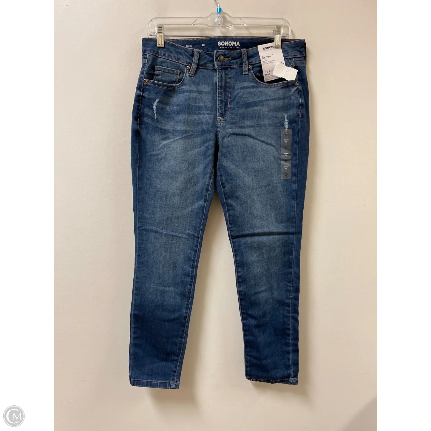 Jeans Skinny By Sonoma In Blue Denim, Size: 8