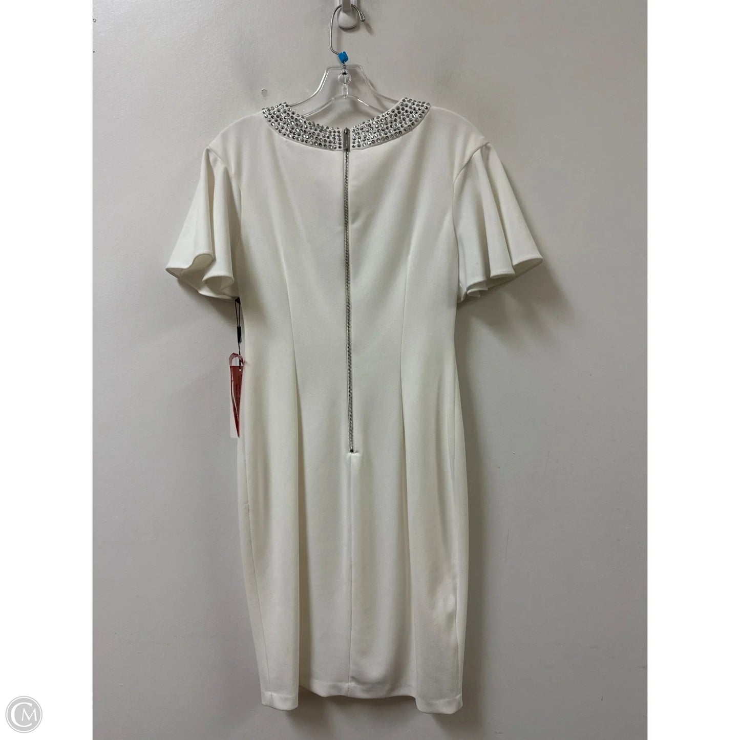 Dress Party Short By Calvin Klein In White, Size: 4