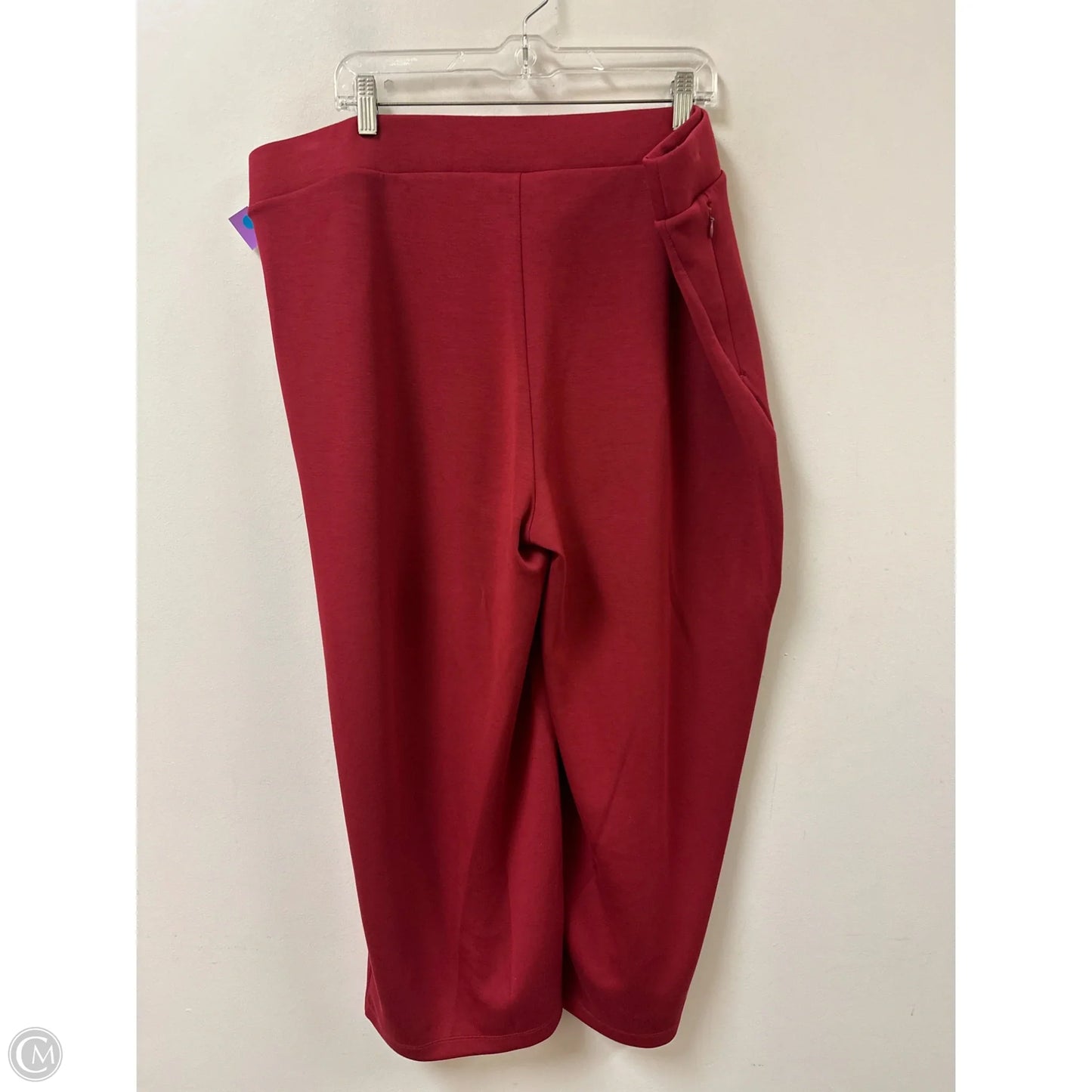 Pants Wide Leg By Chicos In Red, Size: 20