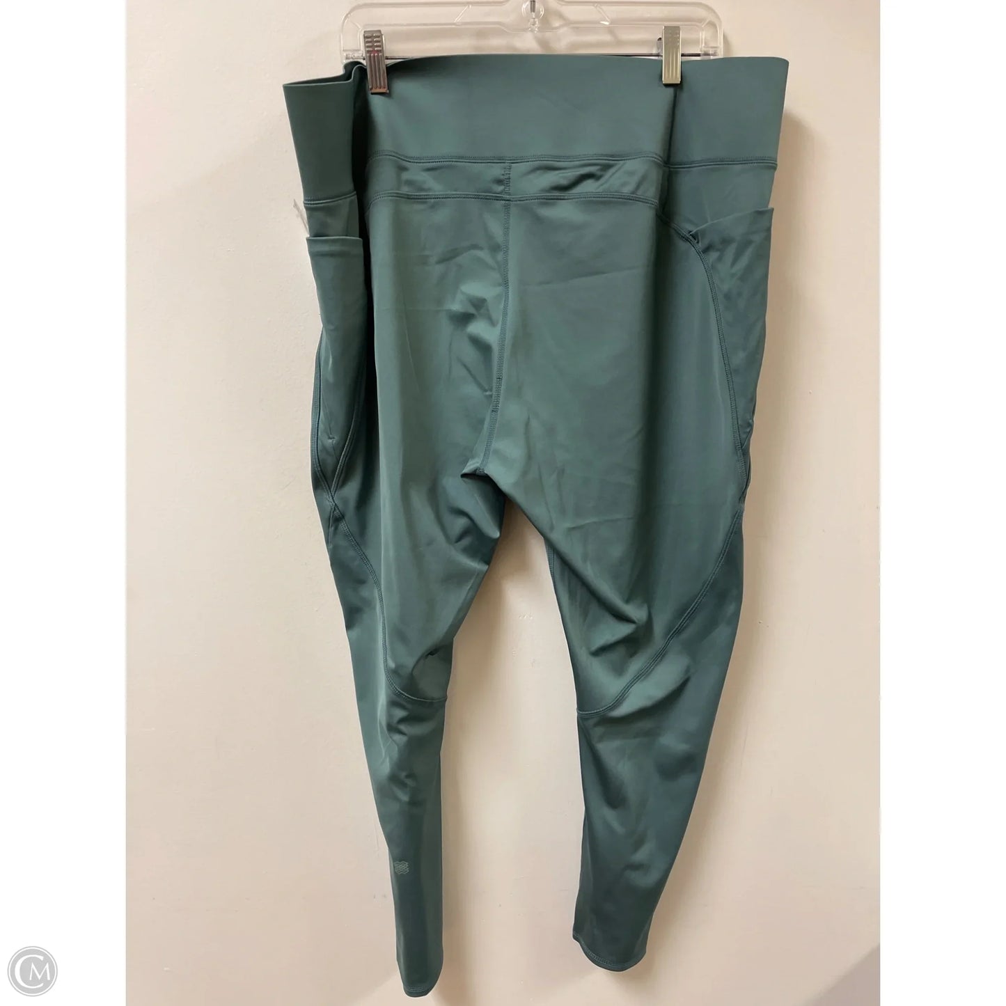 Athletic Leggings By Flx In Green, Size: 3x