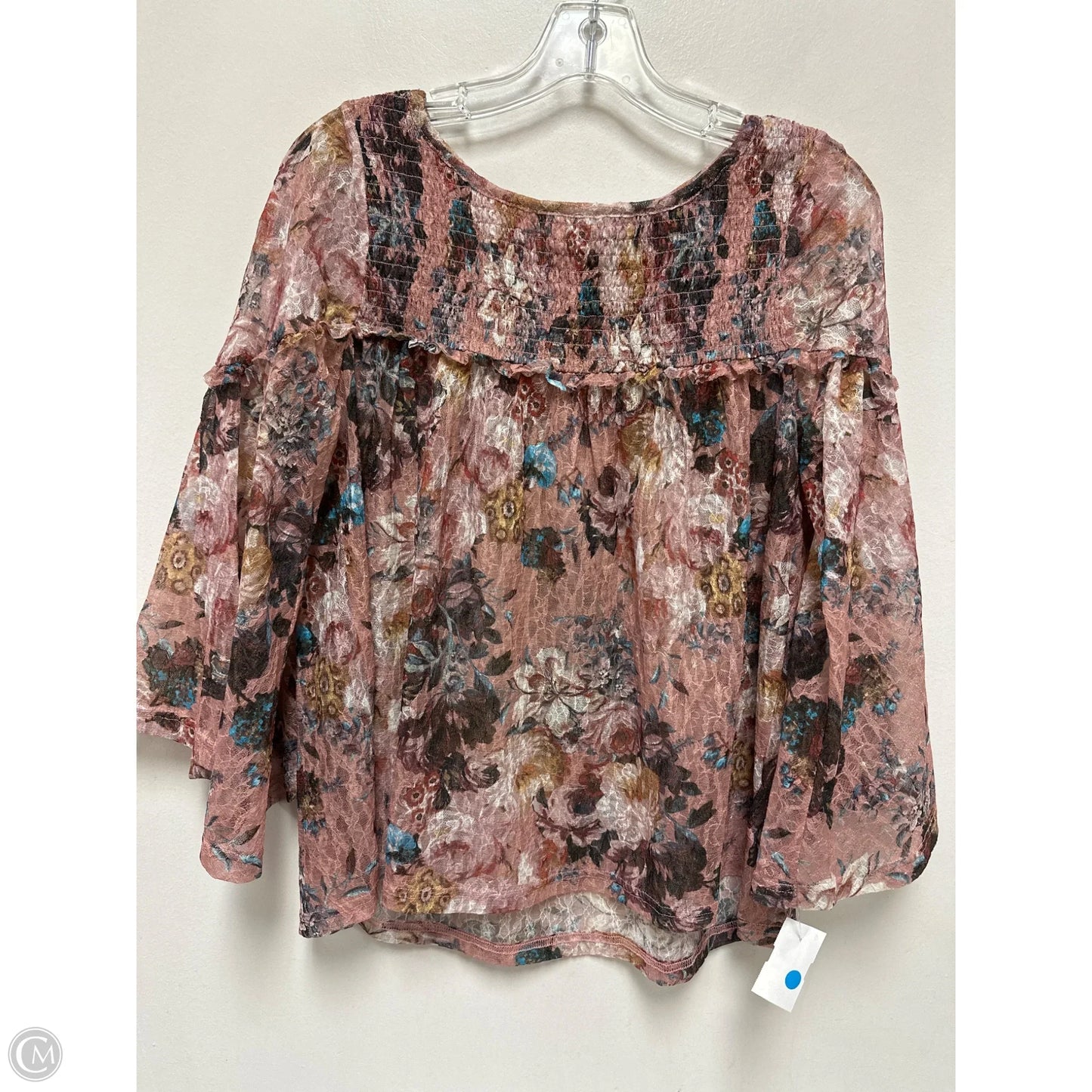 Top Long Sleeve By Akemi And Kin In Pink, Size: Xs